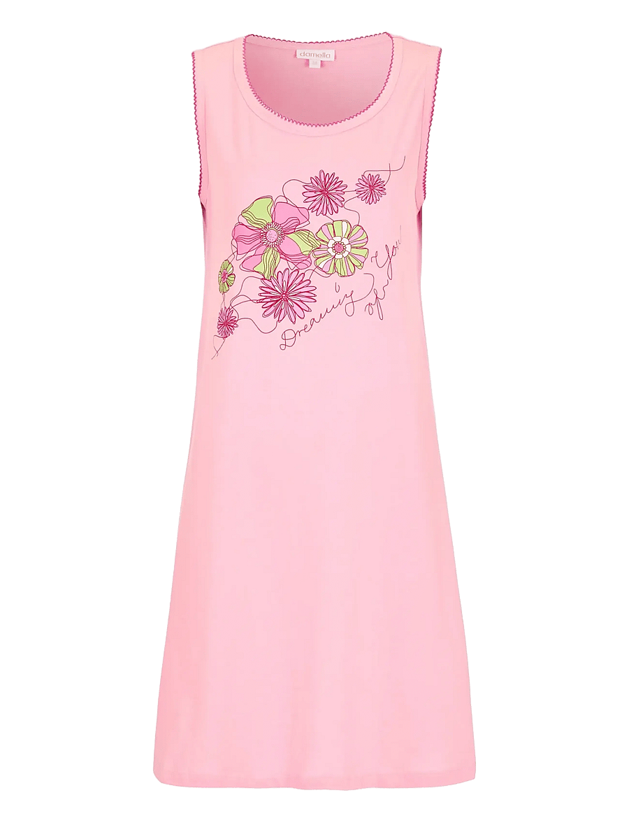 Damella of Sweden - Sleevelesss Nightdress - chemises de nuit - pink - 0