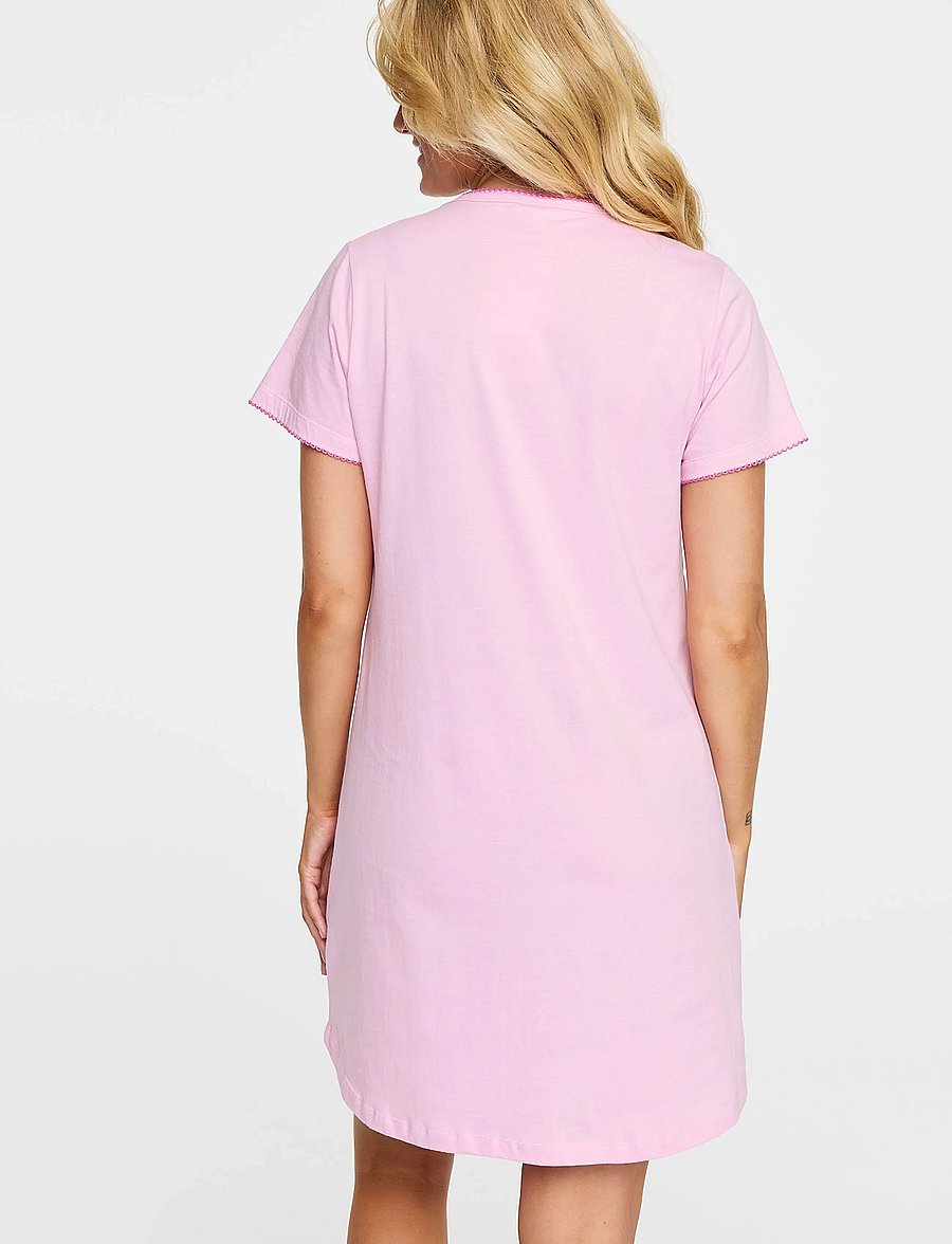 Damella of Sweden - Nightdress with short sleeves - pink - 3