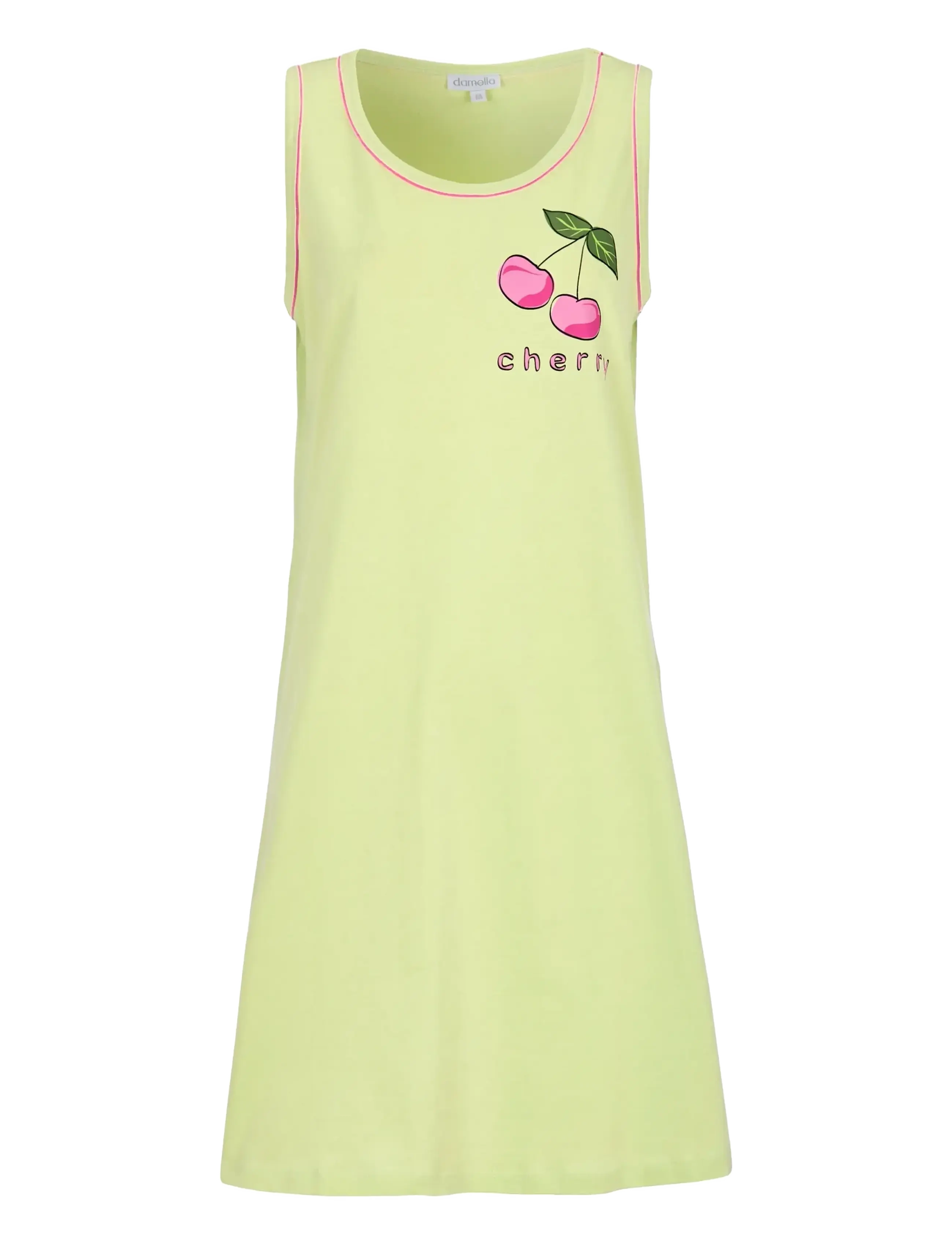 Damella of Sweden Sleevelesss Nightdress - Unterwäsche - GREEN / green