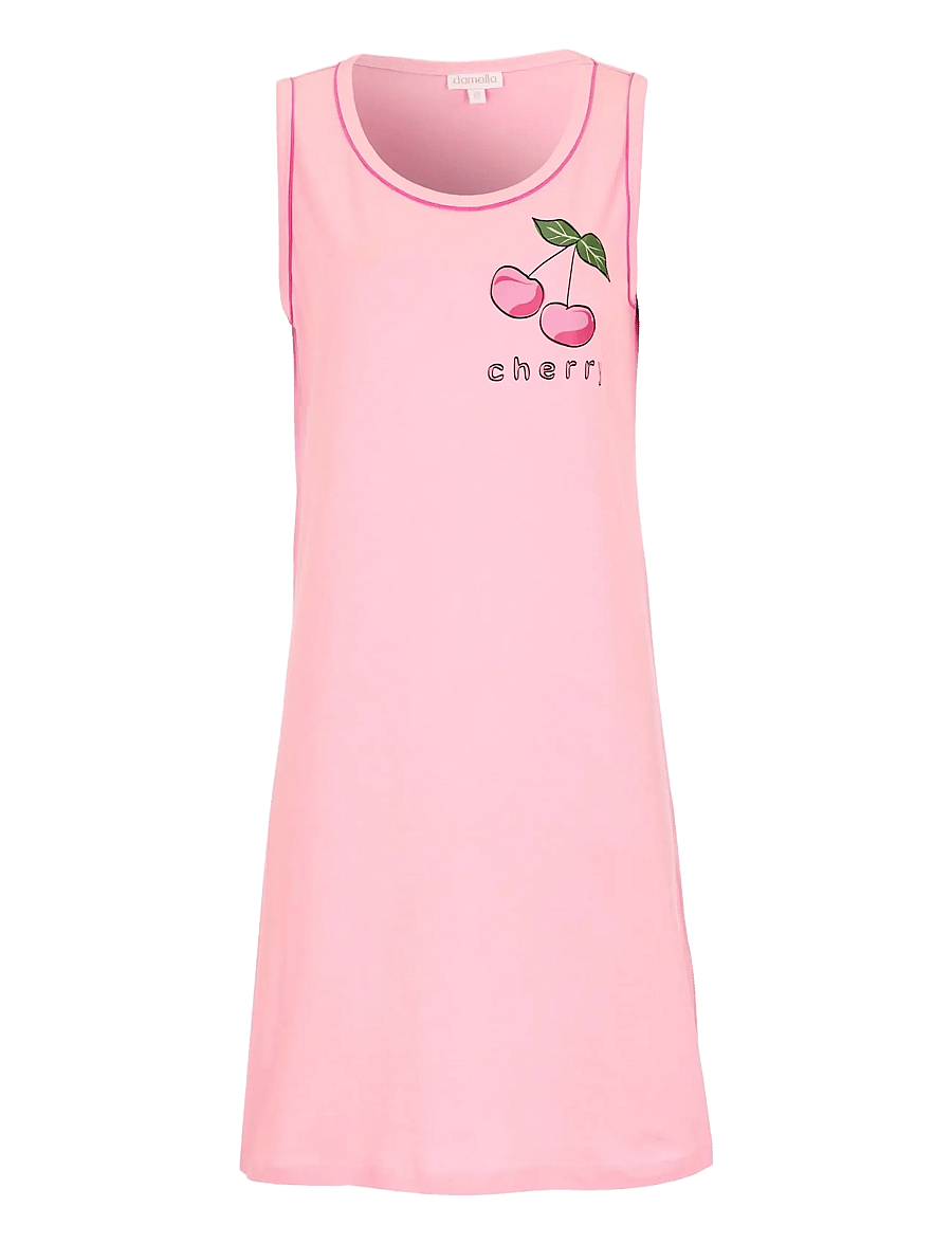 Damella of Sweden - Sleevelesss Nightdress - nachthemden - pink - 0