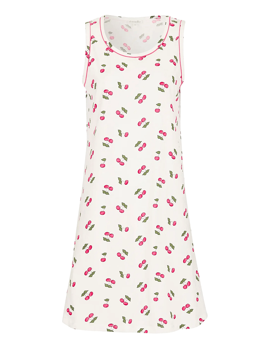 Damella of Sweden - Sleevelesss Nightdress - natkjoler - white - 0