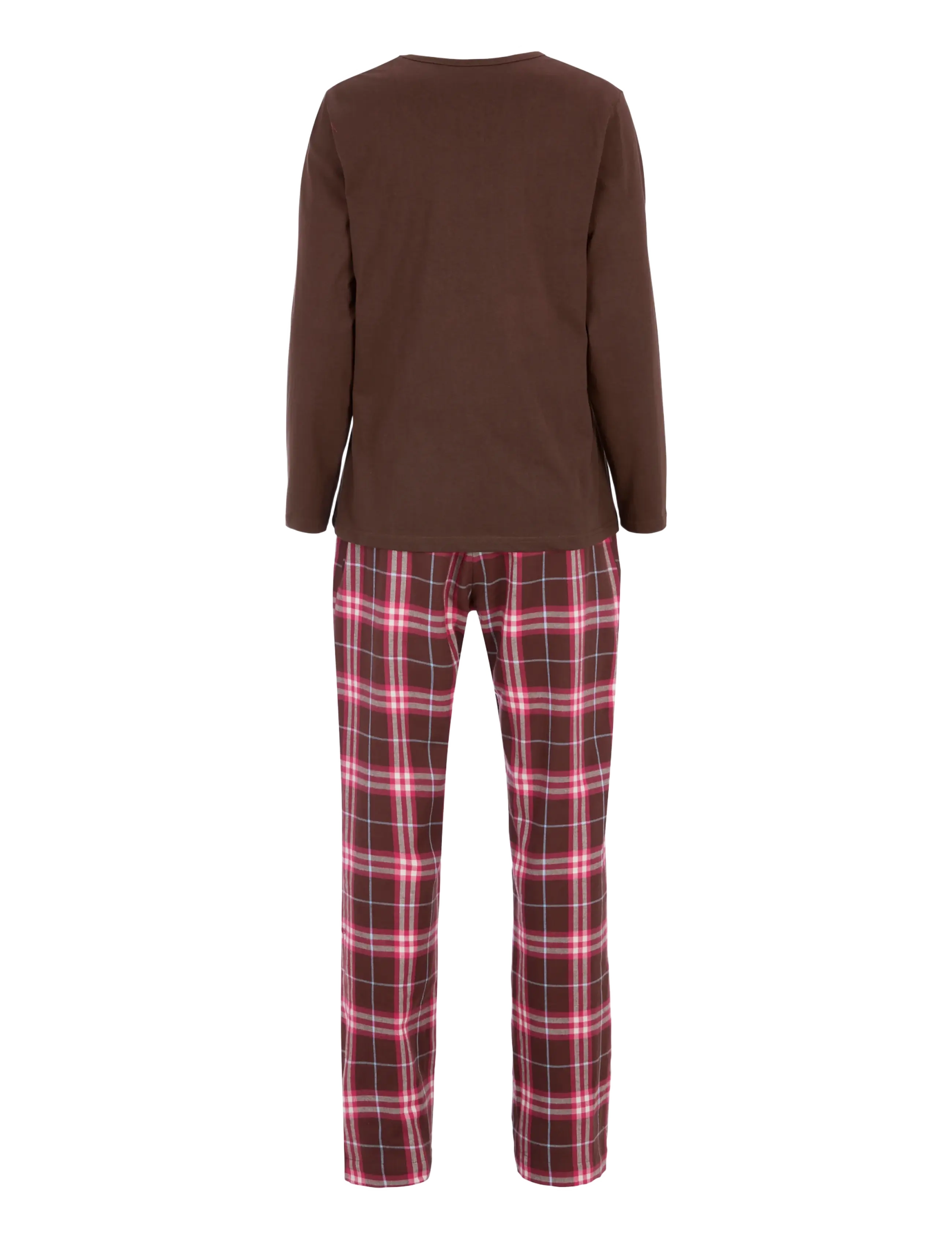 Damella of Sweden - Flannel pyjamas Bonnie - brown/pink - 2