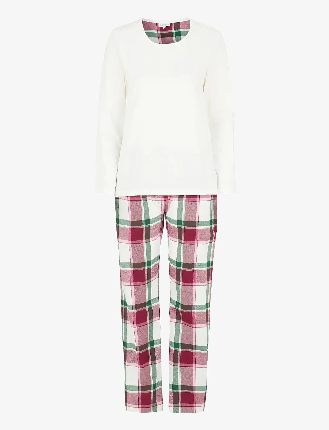 Damella of Sweden - Pyjamas - julepyjamas - wine/ivory - 1