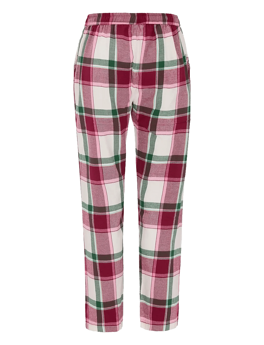 Damella of Sweden - Flannel pyjamas Bonnie - pyjamas - wine/ivory - 4