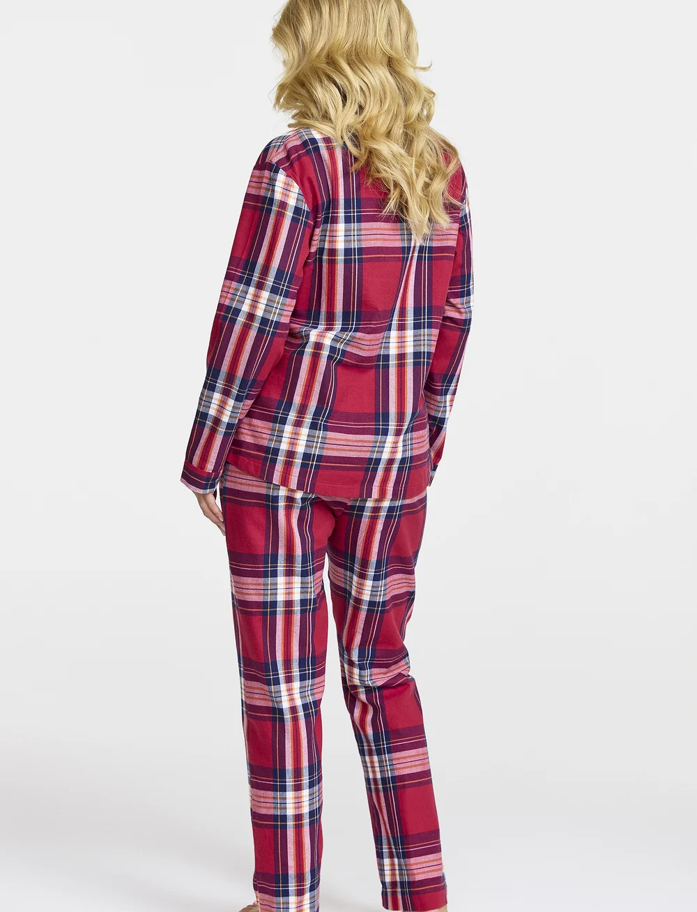 Damella of Sweden - Flannel pyjamas - pyjamas - cranberry - 3