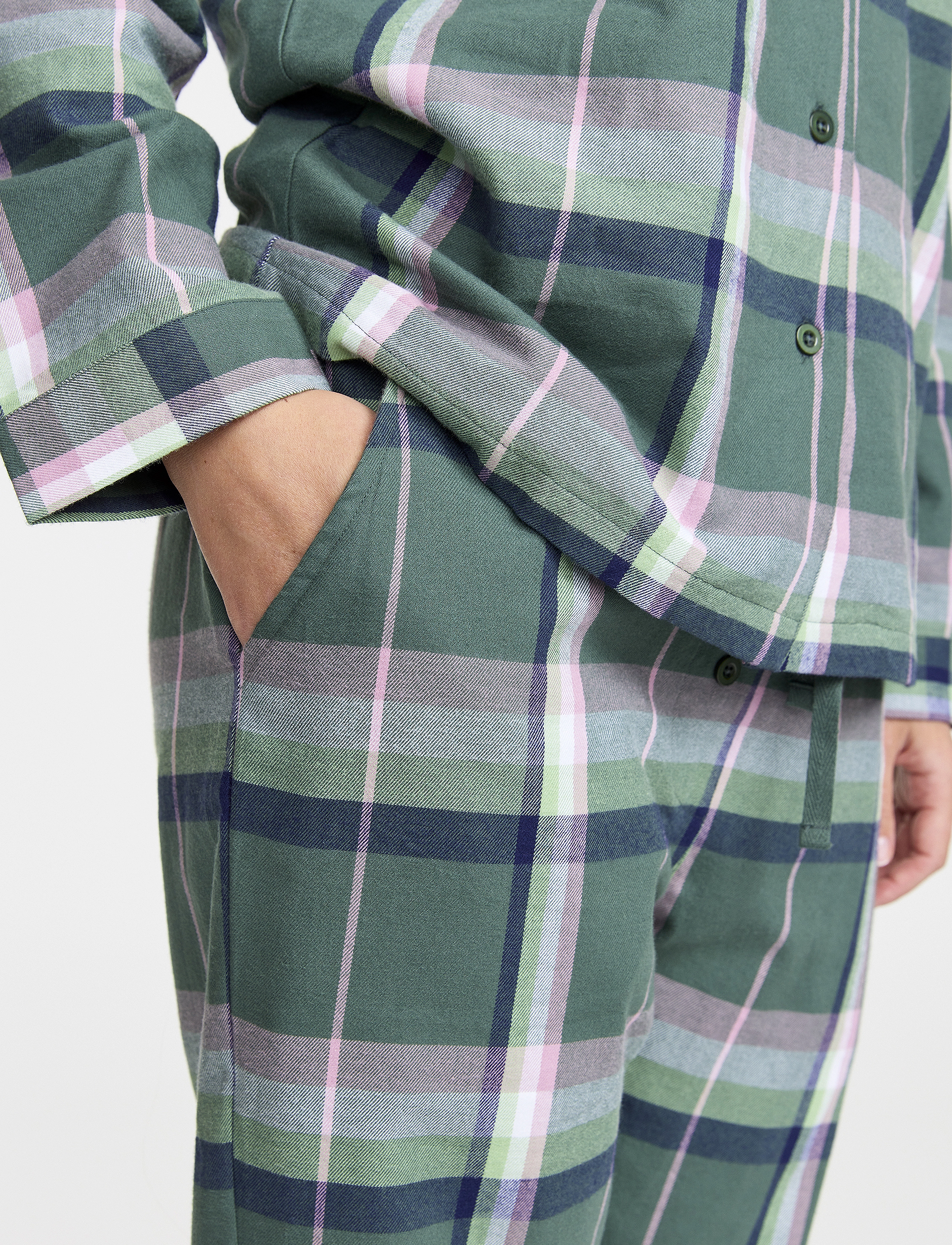 Damella of Sweden - Flannel pyjamas Molly - fødselsdagsgaver - forest green - 5