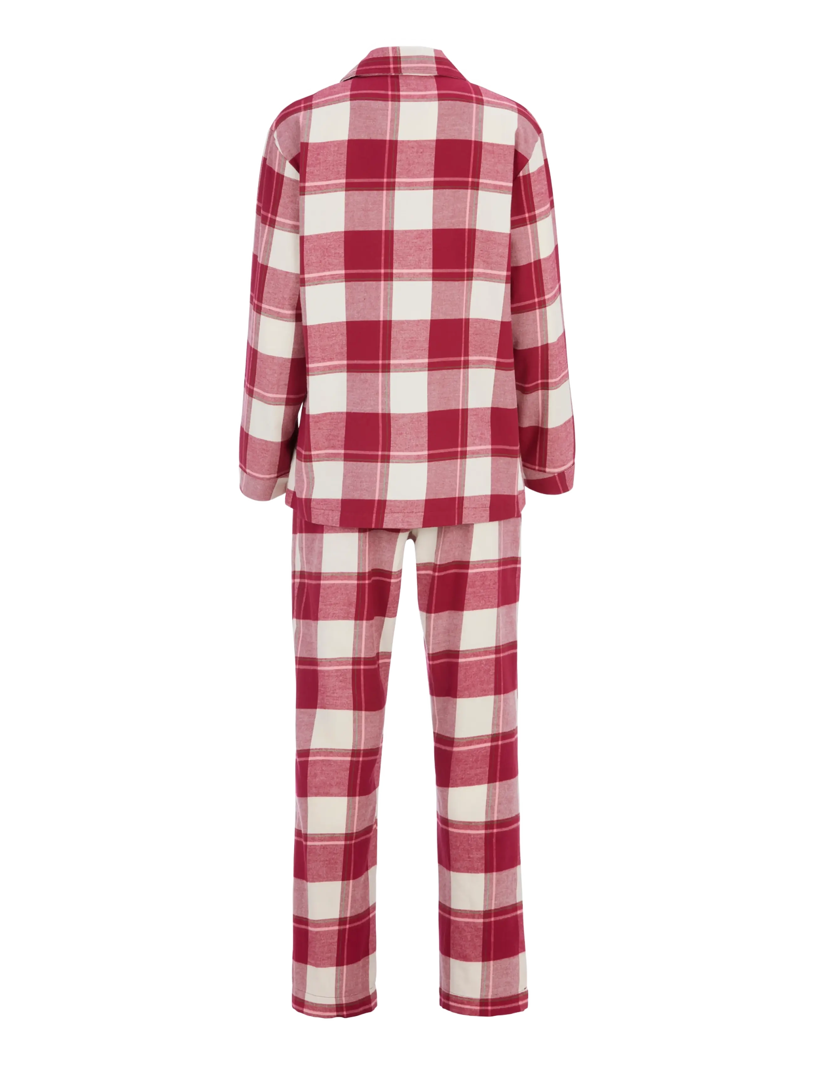 Damella of Sweden - Flannel pyjamas Molly - pyjamas - ivory/wine - 2