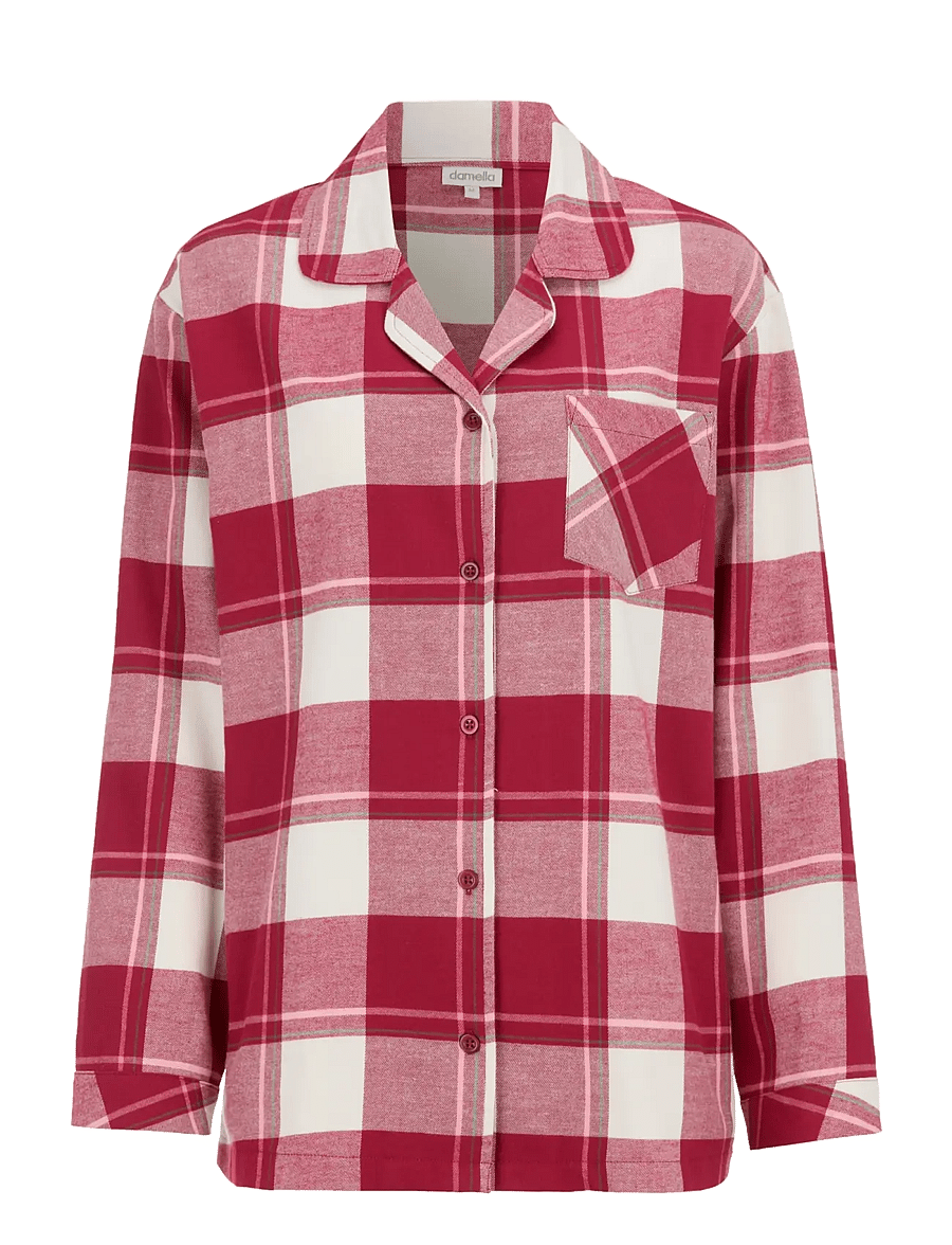 Damella of Sweden - Flannel pyjamas Molly - pyjamas - ivory/wine - 3