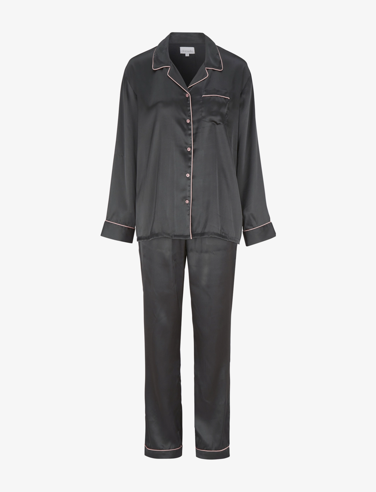 Satin pyjamas - ANTRACITE
