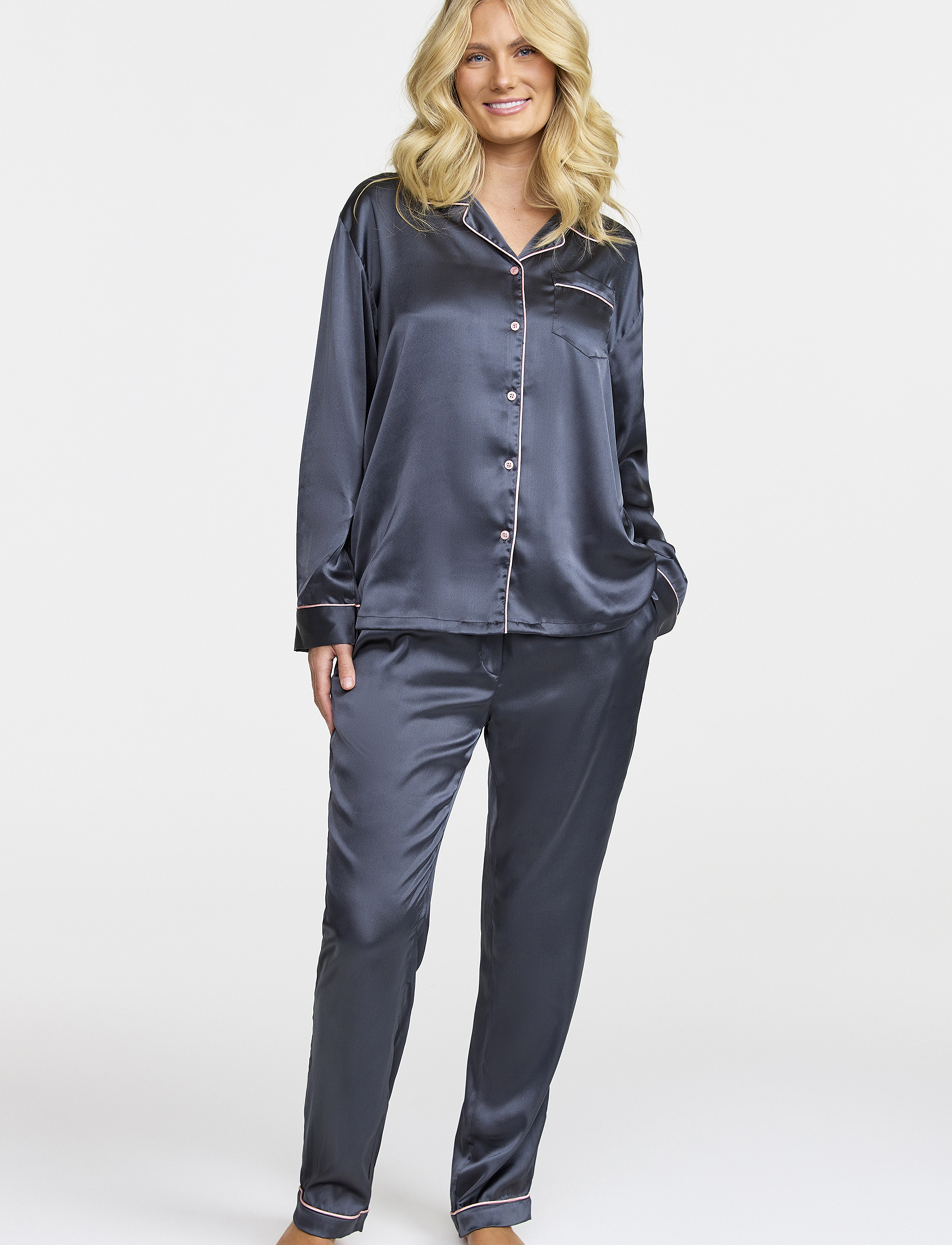 Damella of Sweden Pyjamas, XXL, Night & Loungewear, Marineblau - Frauen