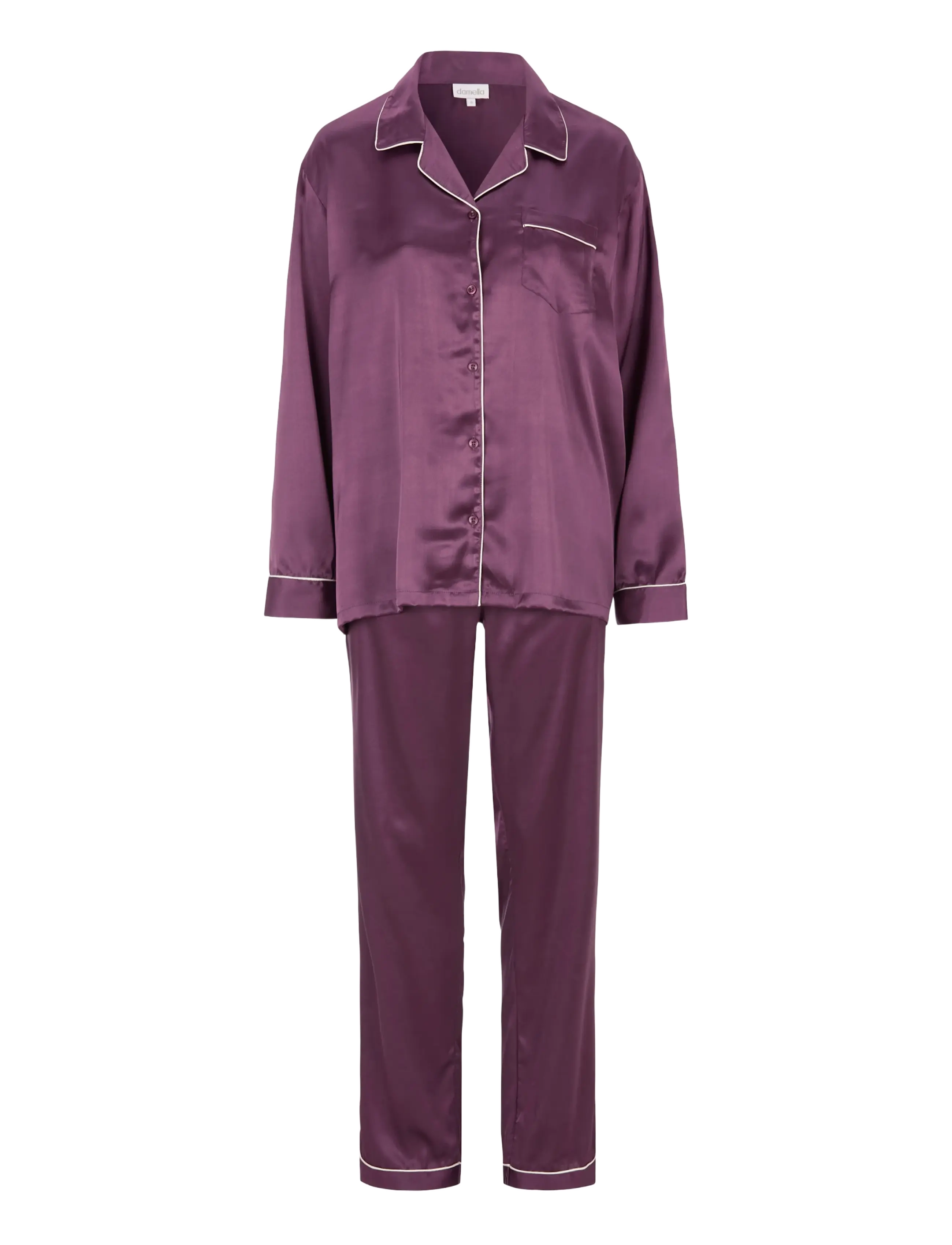 Damella of Sweden Pyjamas - Ondergoed - PLUM / purple