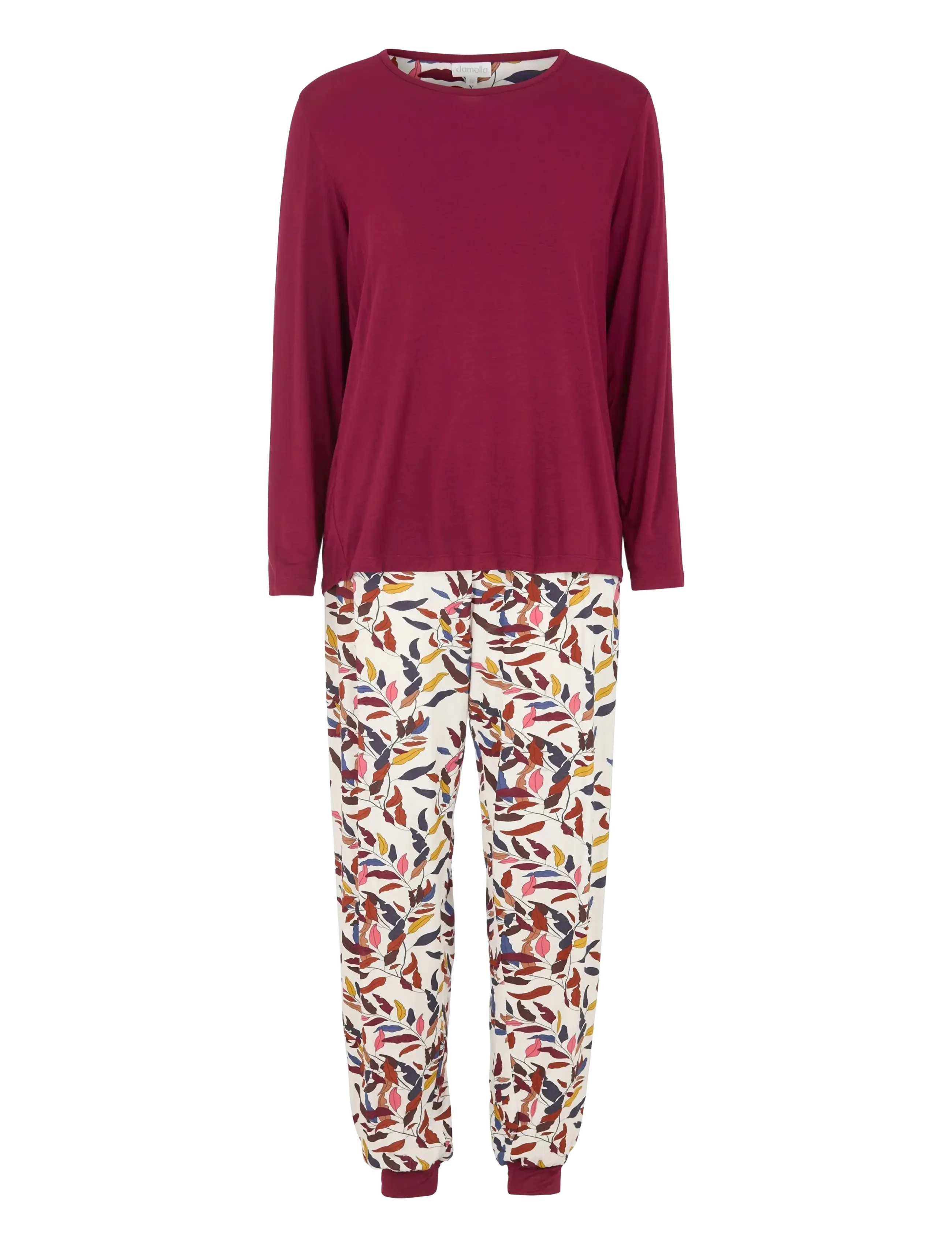 Damella of Sweden Pyjamas - Unterwäsche - BERRY / burgundy