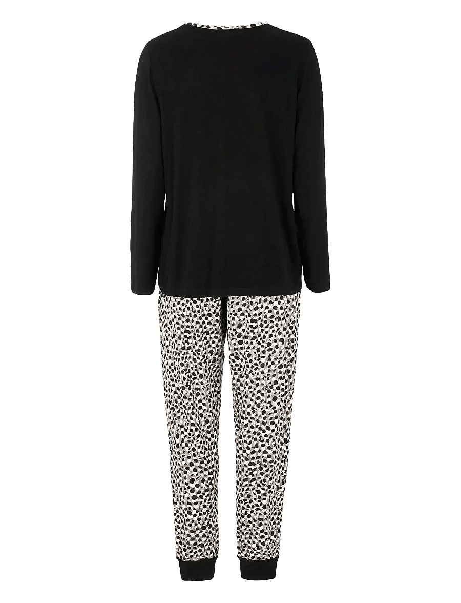 Damella of Sweden - Pyjamas - pidžaamad - nougat/black - 2