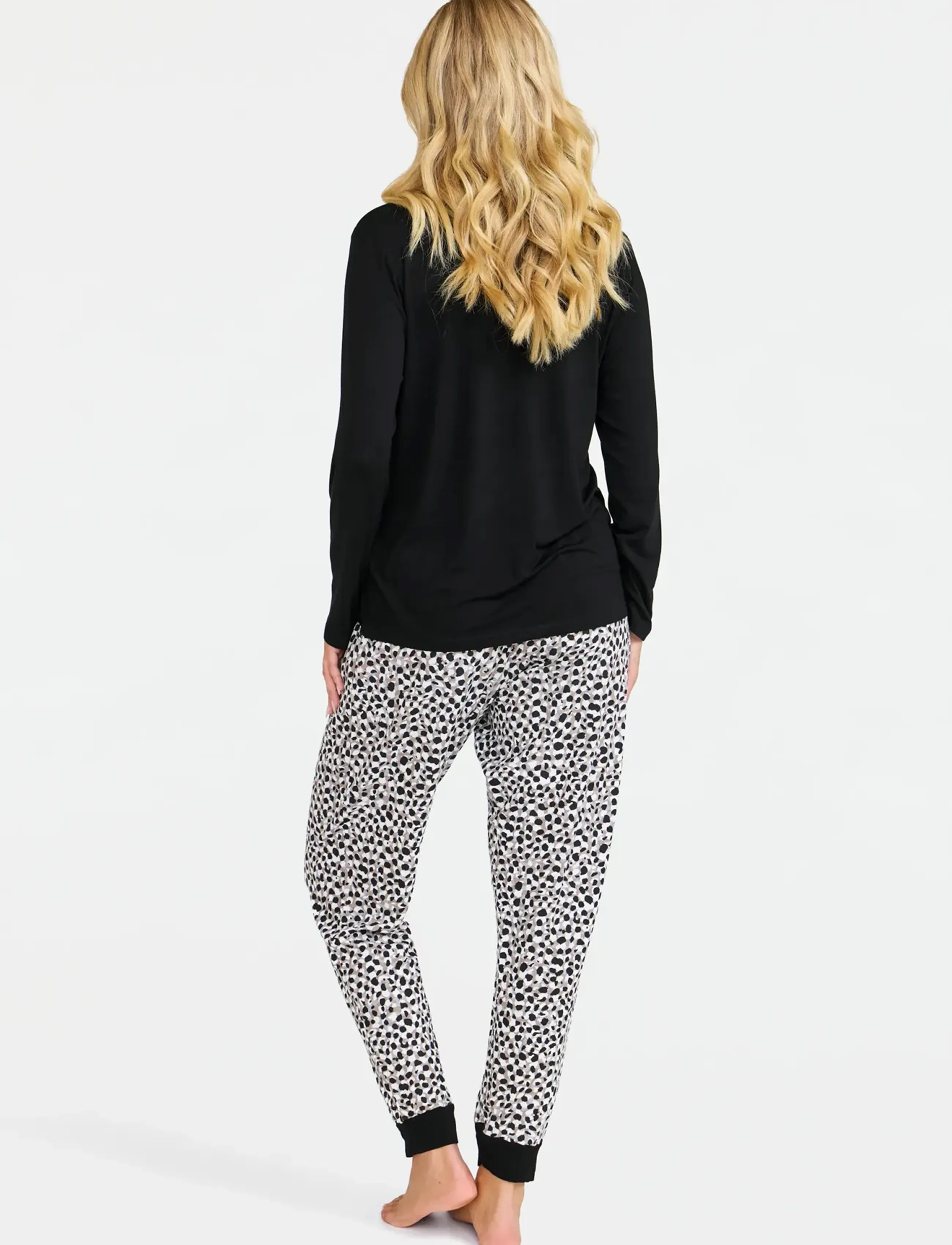 Damella of Sweden - Pyjamas - pidžaamad - nougat/black - 3