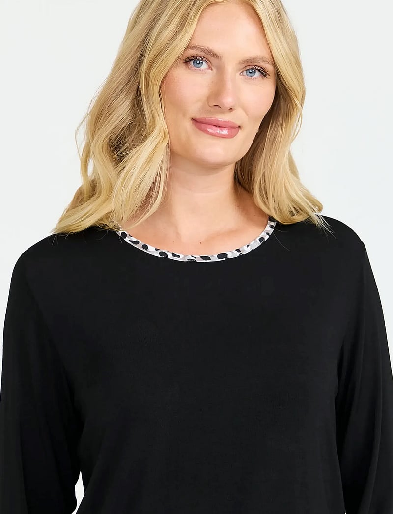 Damella of Sweden - Pyjamas - pidžaamad - nougat/black - 4