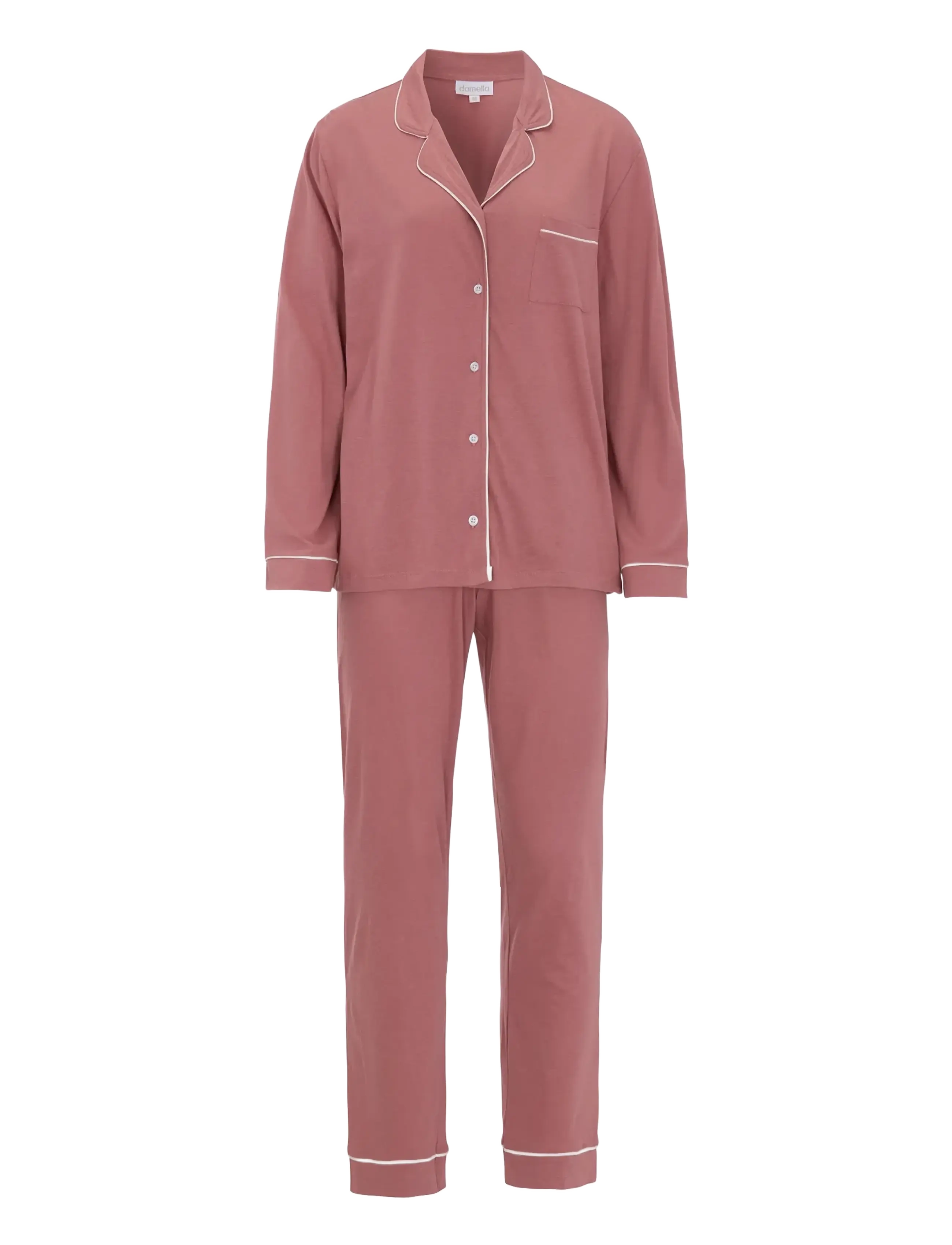 Damella of Sweden Pajamas - Pyjamas - ROSEWOOD / pink/rose