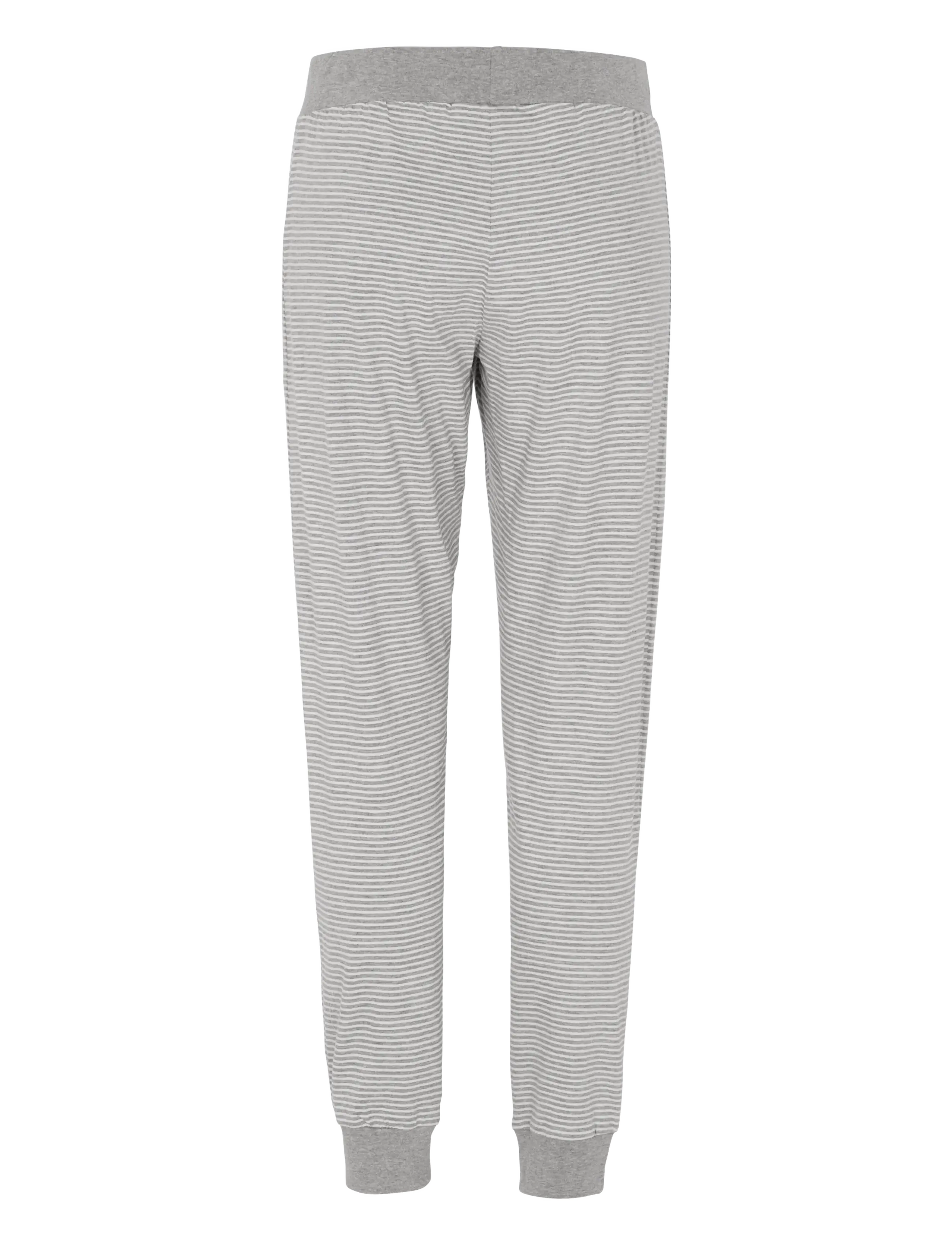 Damella of Sweden - Pyjama trousers - vardagsstil - white/grey - 2