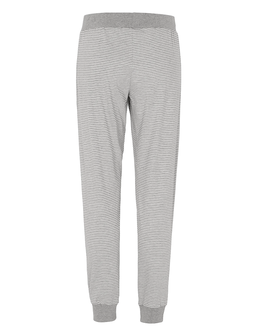 Damella of Sweden - Pyjama trousers - vardagsstil - white/grey - 2