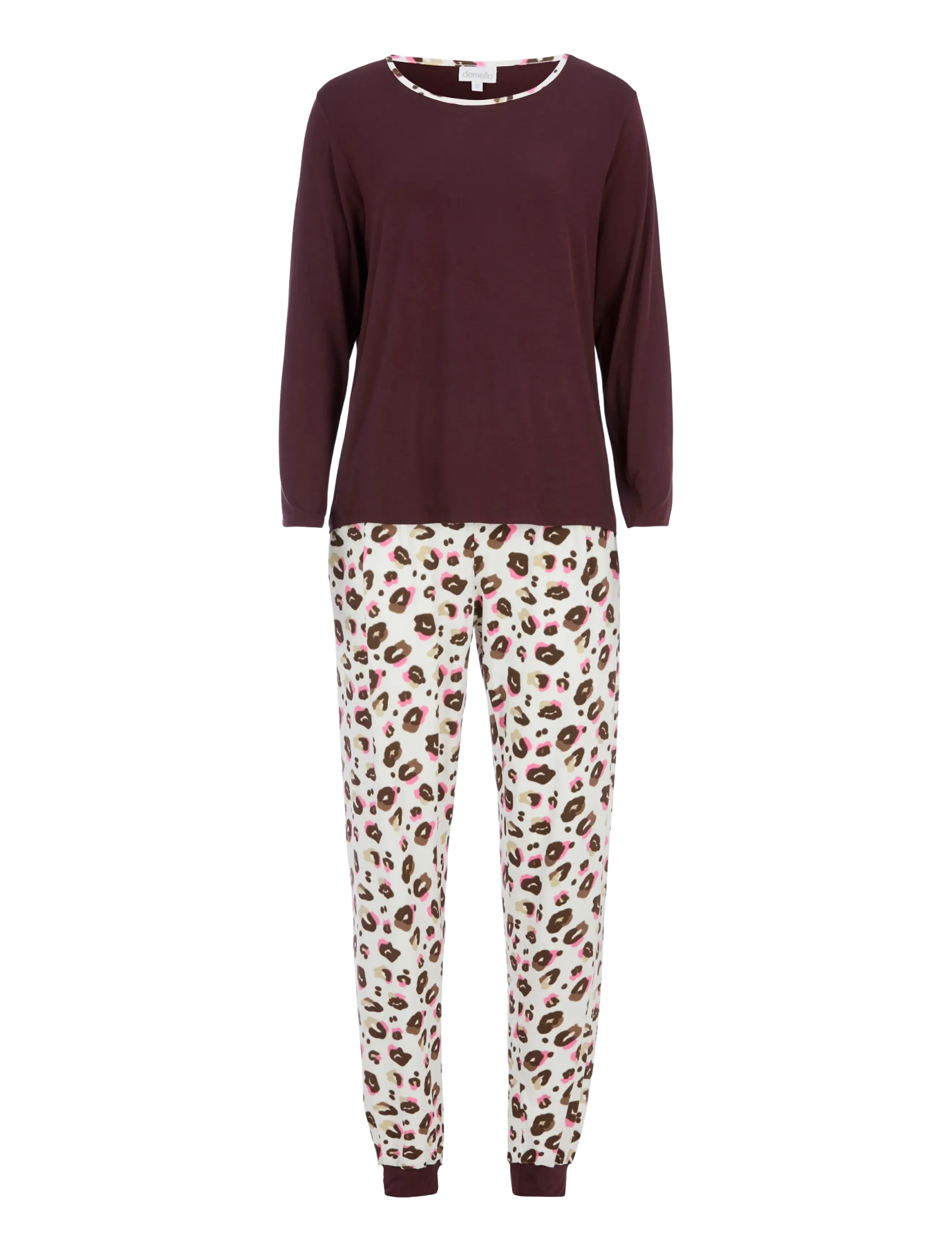 Damella of Sweden Pyjamas - Unterwäsche - CHOCOLATE / brown