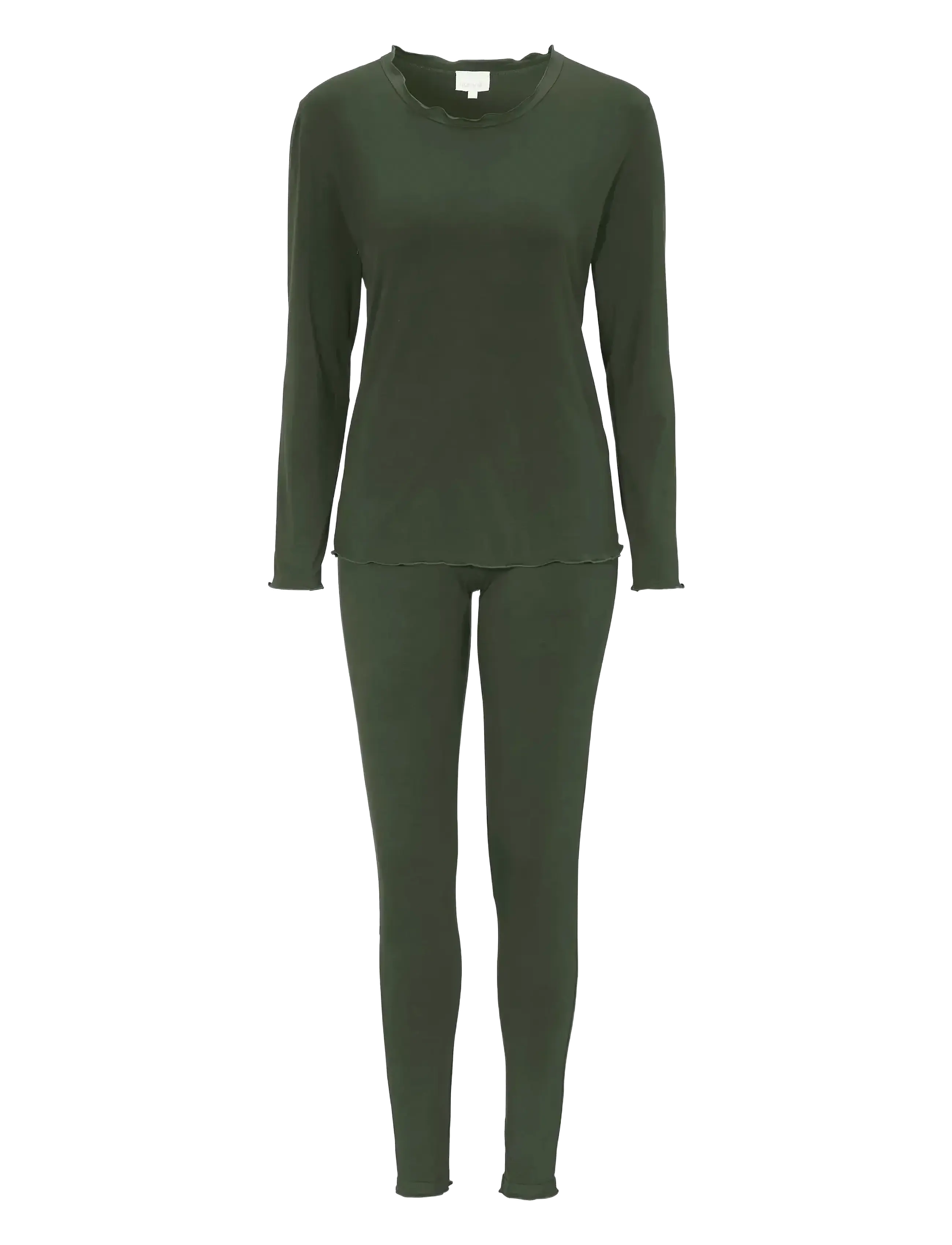 Damella of Sweden Pyjamas - Pyjamas - DARK OLIVE / green