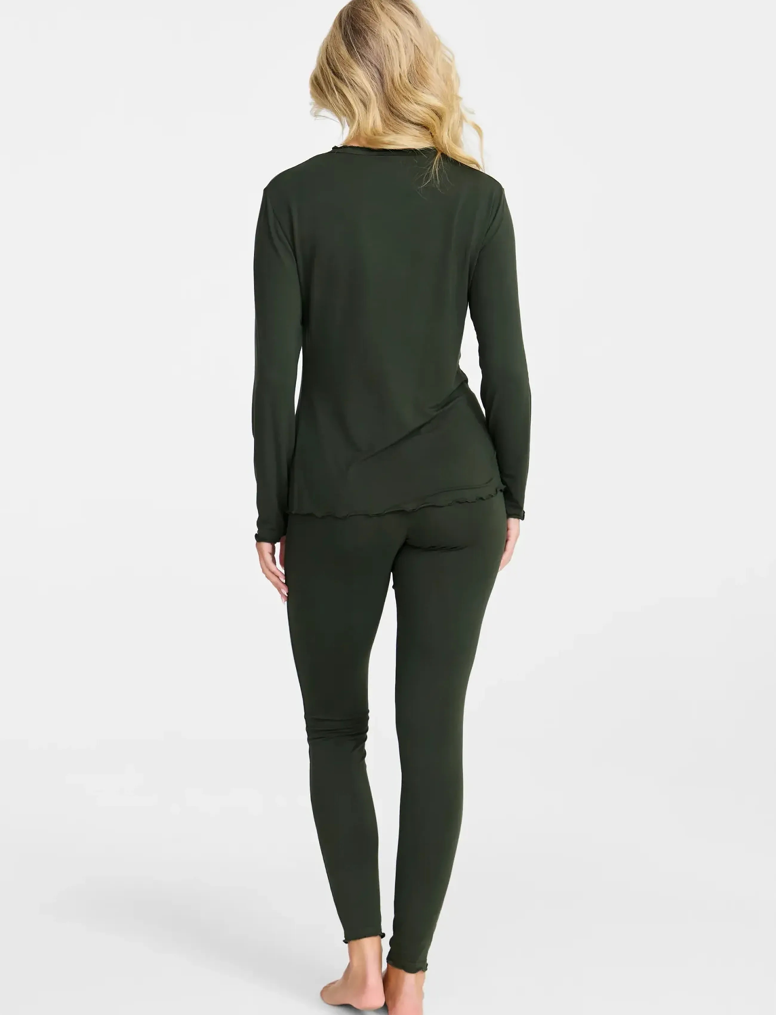 Damella of Sweden - Pyjamas - pyjamas - dark olive - 2