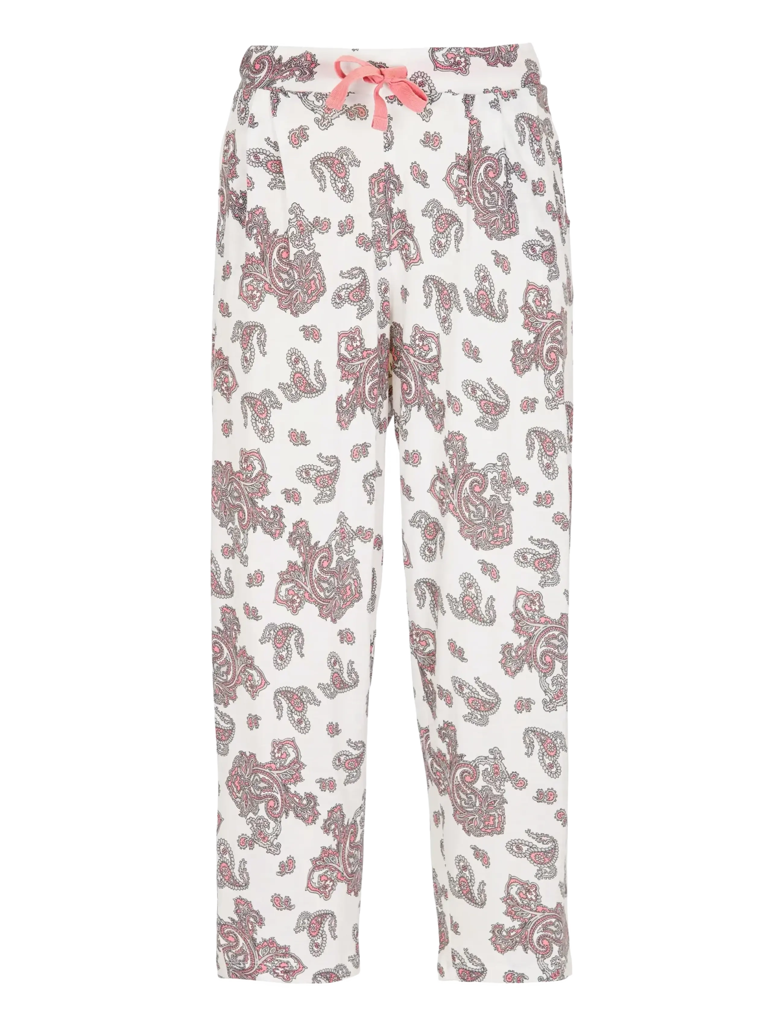 Damella of Sweden Pyjamas trousers - Underkläder - ROSE / white