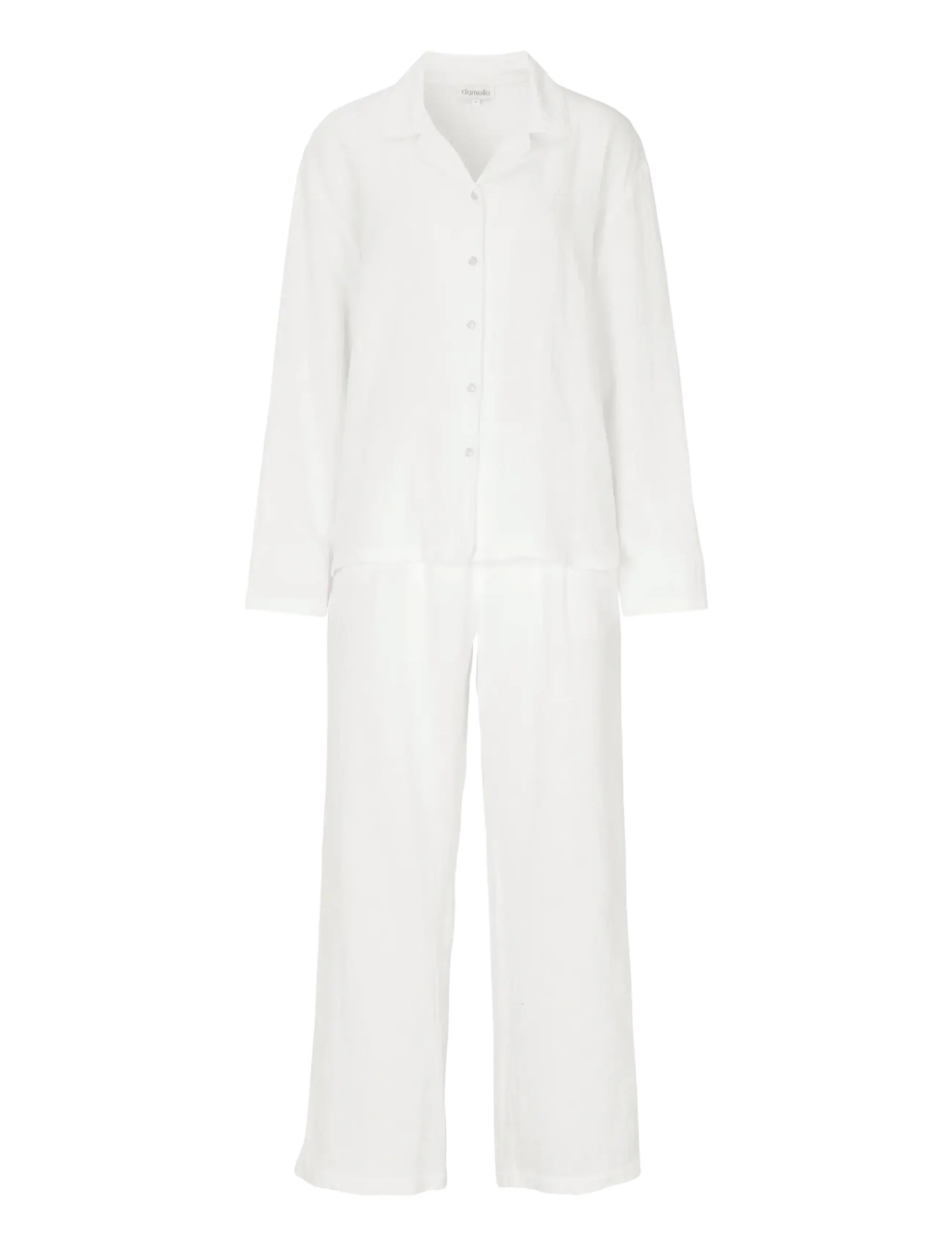 Damella of Sweden Pyjamas - Pyjamas - WHITE / white