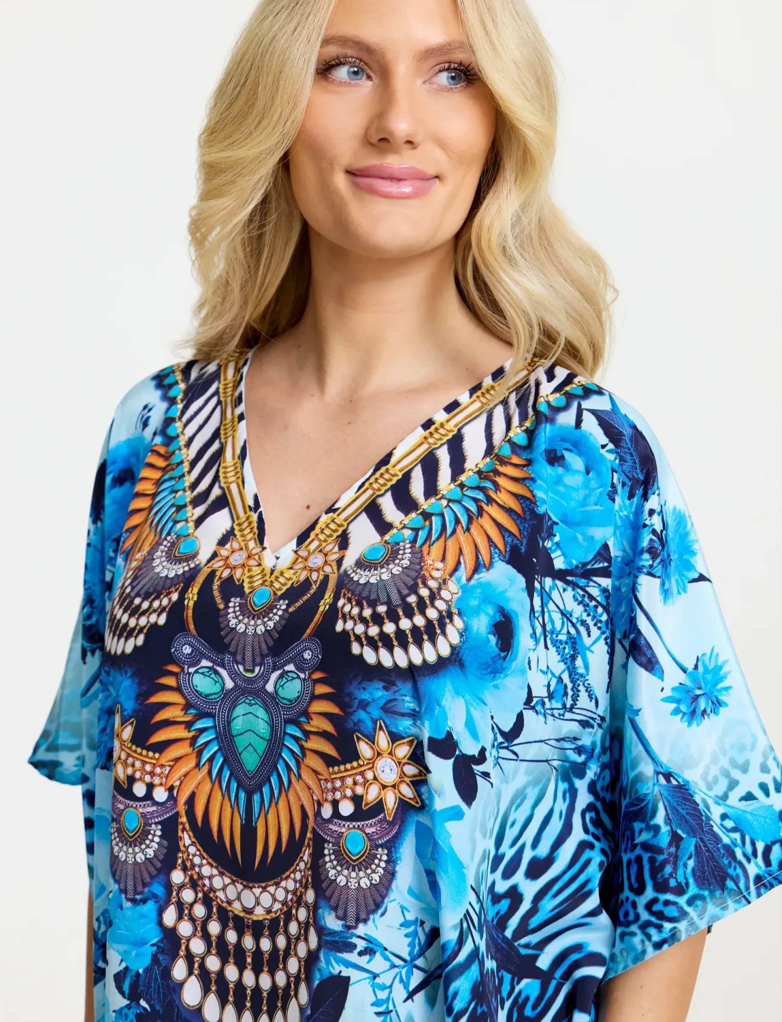 Damella of Sweden - Cover-up - tenue de plage - blue - 4