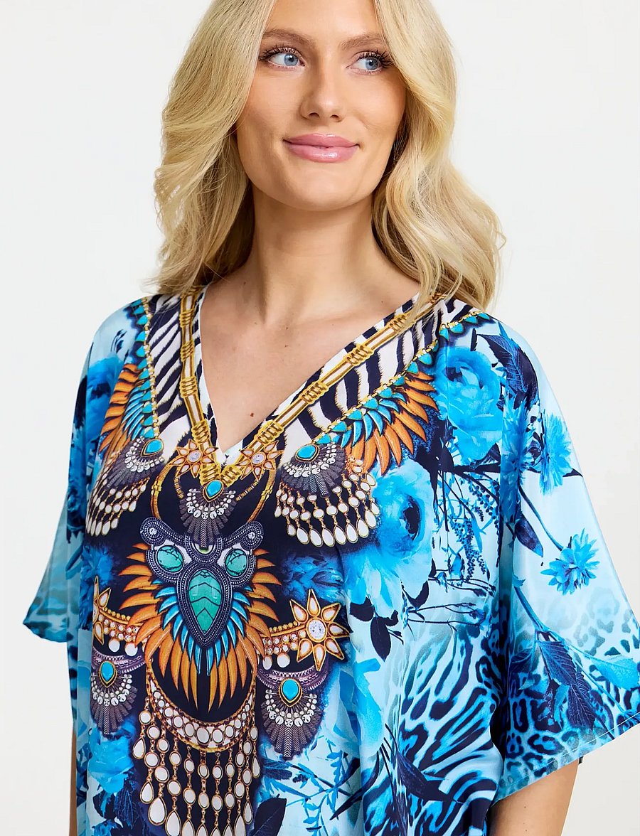 Damella of Sweden - Cover-up - tenue de plage - blue - 4