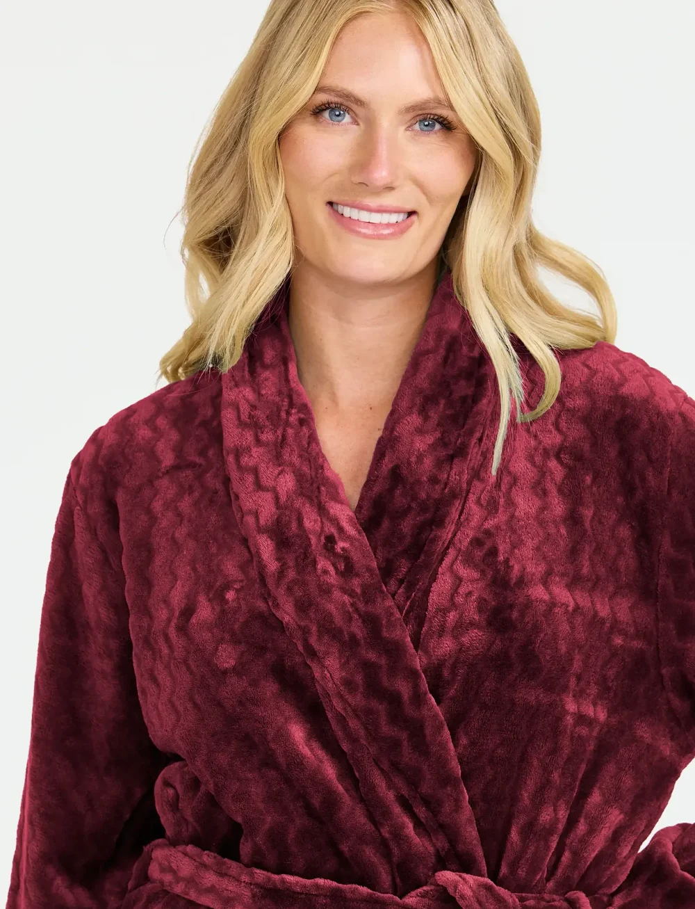Damella of Sweden - Fleece robe - bademäntel - berry - 4