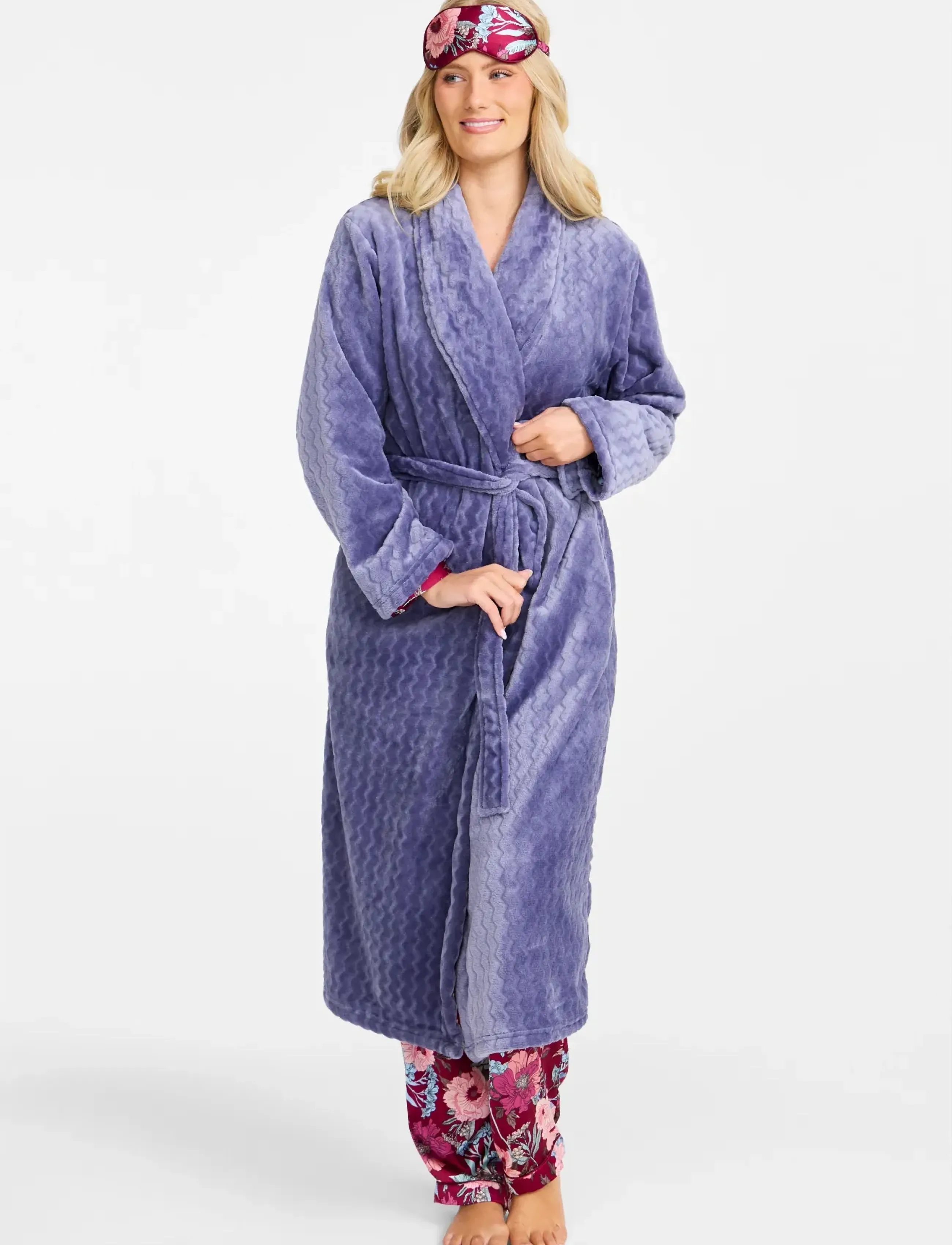 Damella of Sweden Robe, L, Night & Loungewear, Blau - Robes, Frauen