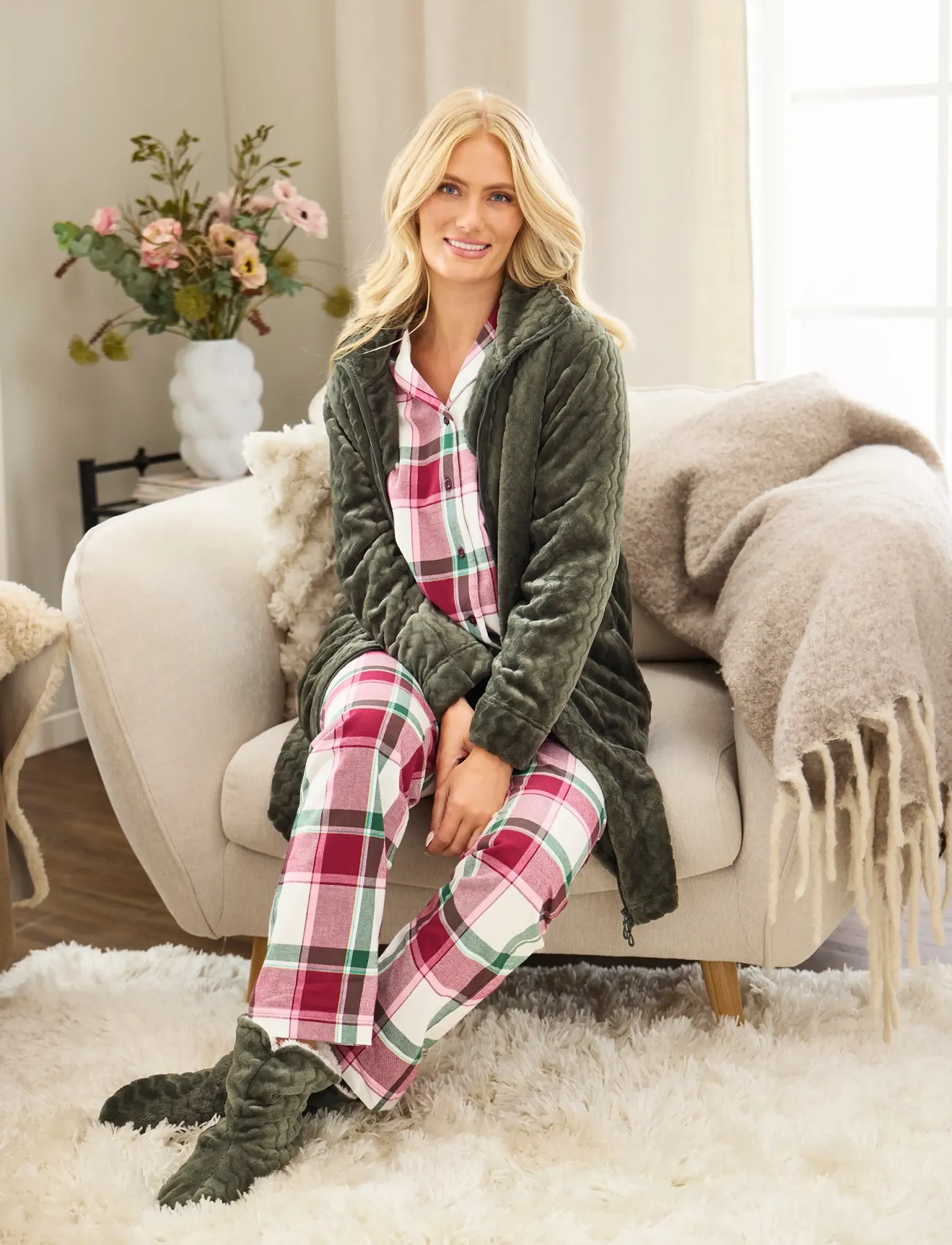 Damella of Sweden Short Robe morgonrockar dam – bild 5