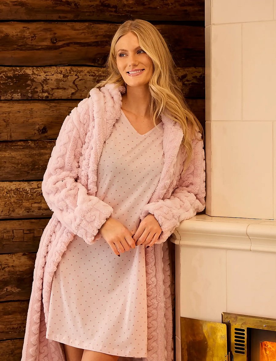 Damella of Sweden - Robe - morgenkåber - pale pink - 3