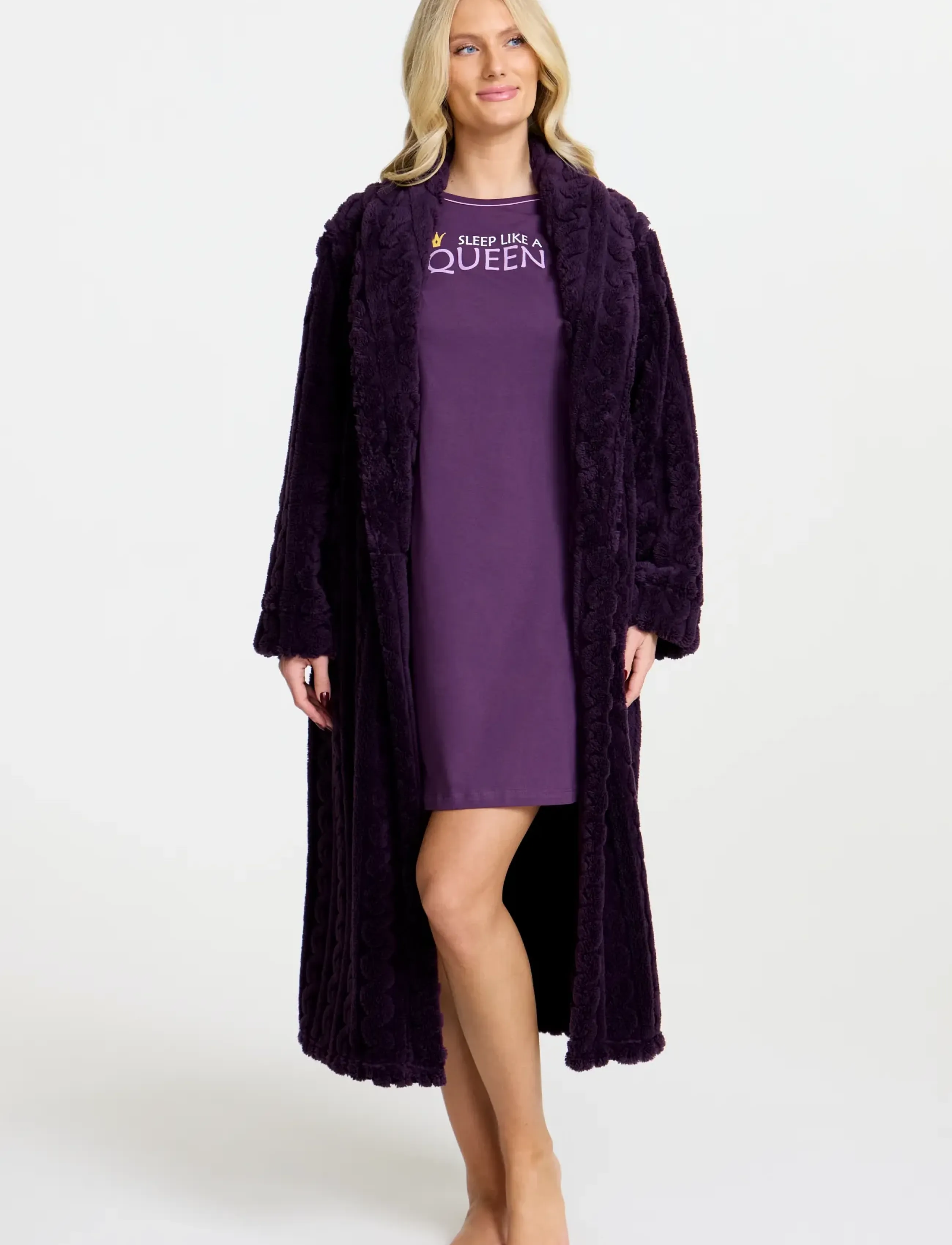 Damella of Sweden - Robe - herbstersparnisse - plum - 4