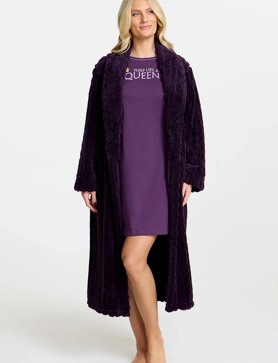 Damella of Sweden - Robe - bademäntel - plum - 4