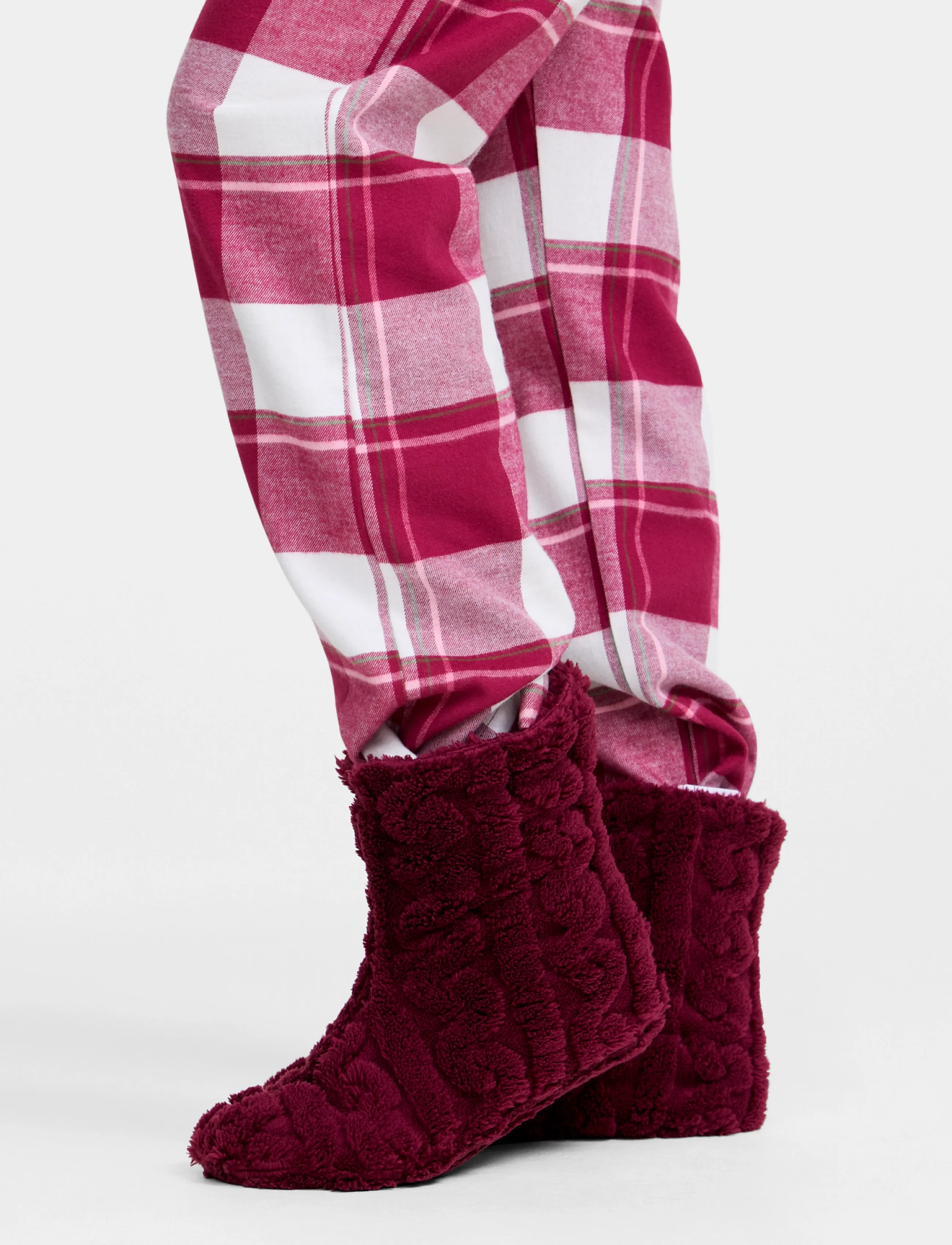 Damella of Sweden - Cozy slippers - ruby wine - 0