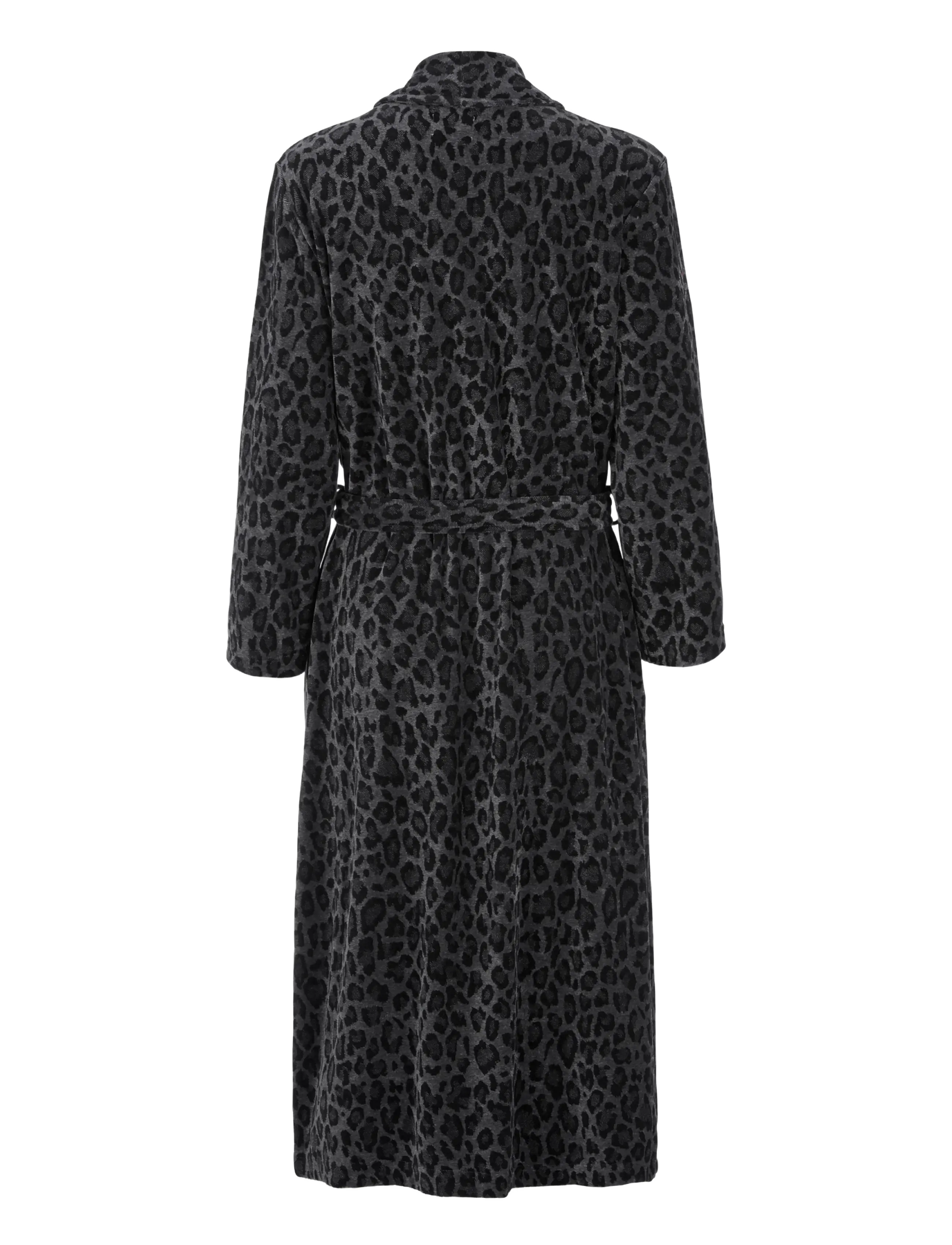 Damella of Sweden - Fleece robe - morgonrockar - black/grey - 2