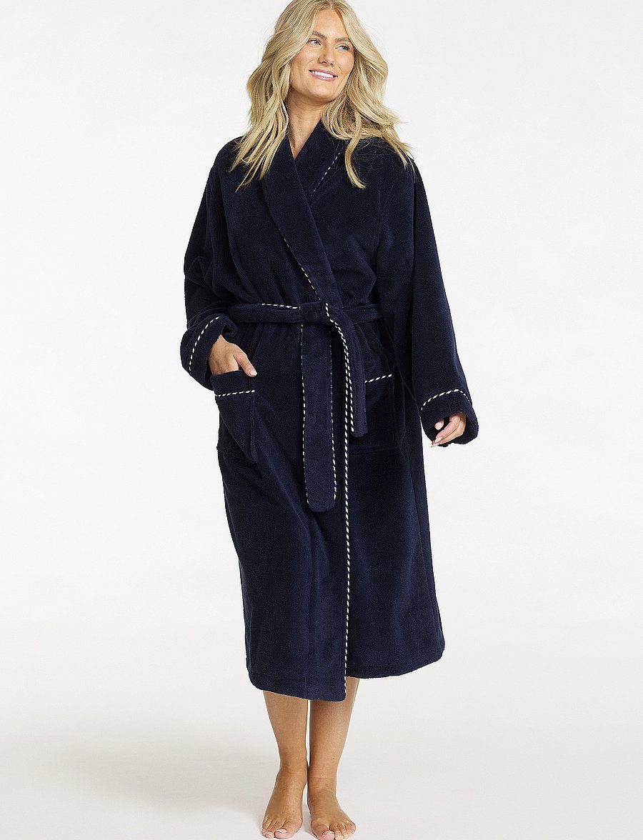 Damella of Sweden - Unisex Robe - hverdags stil - navy - 0