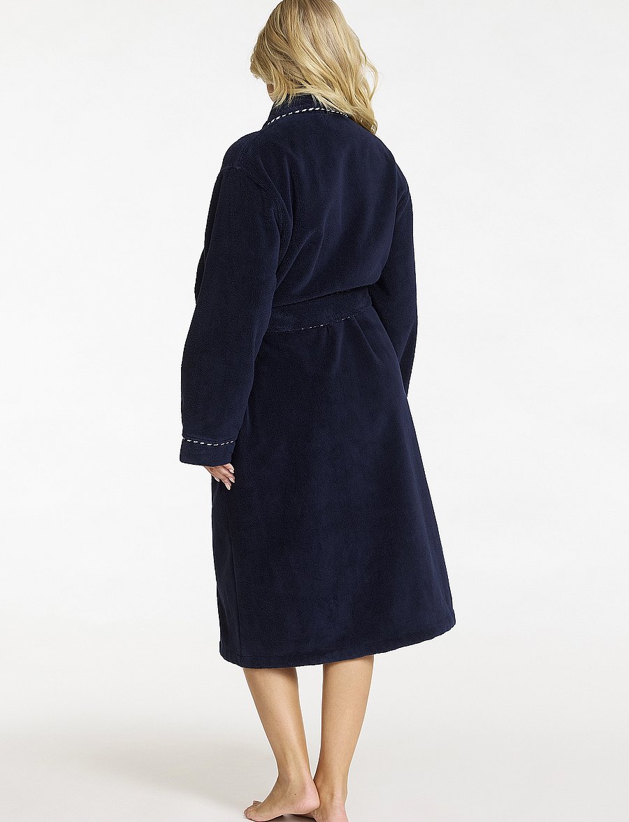Damella of Sweden - Unisex Robe - hverdags stil - navy - 3