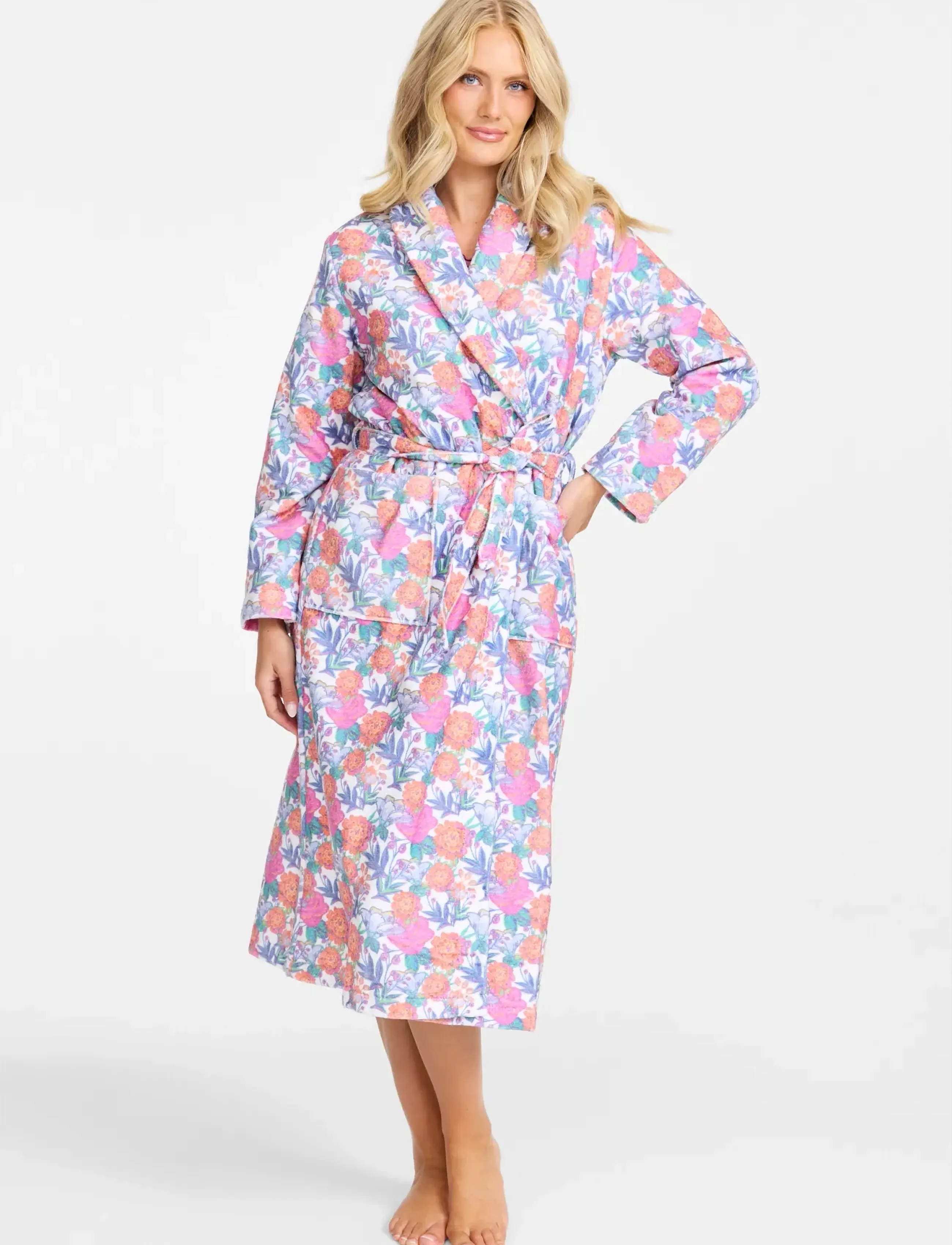 Damella of Sweden Robe, S, Night & Loungewear, Mehrfarbig/gemustert - Robes, Frauen