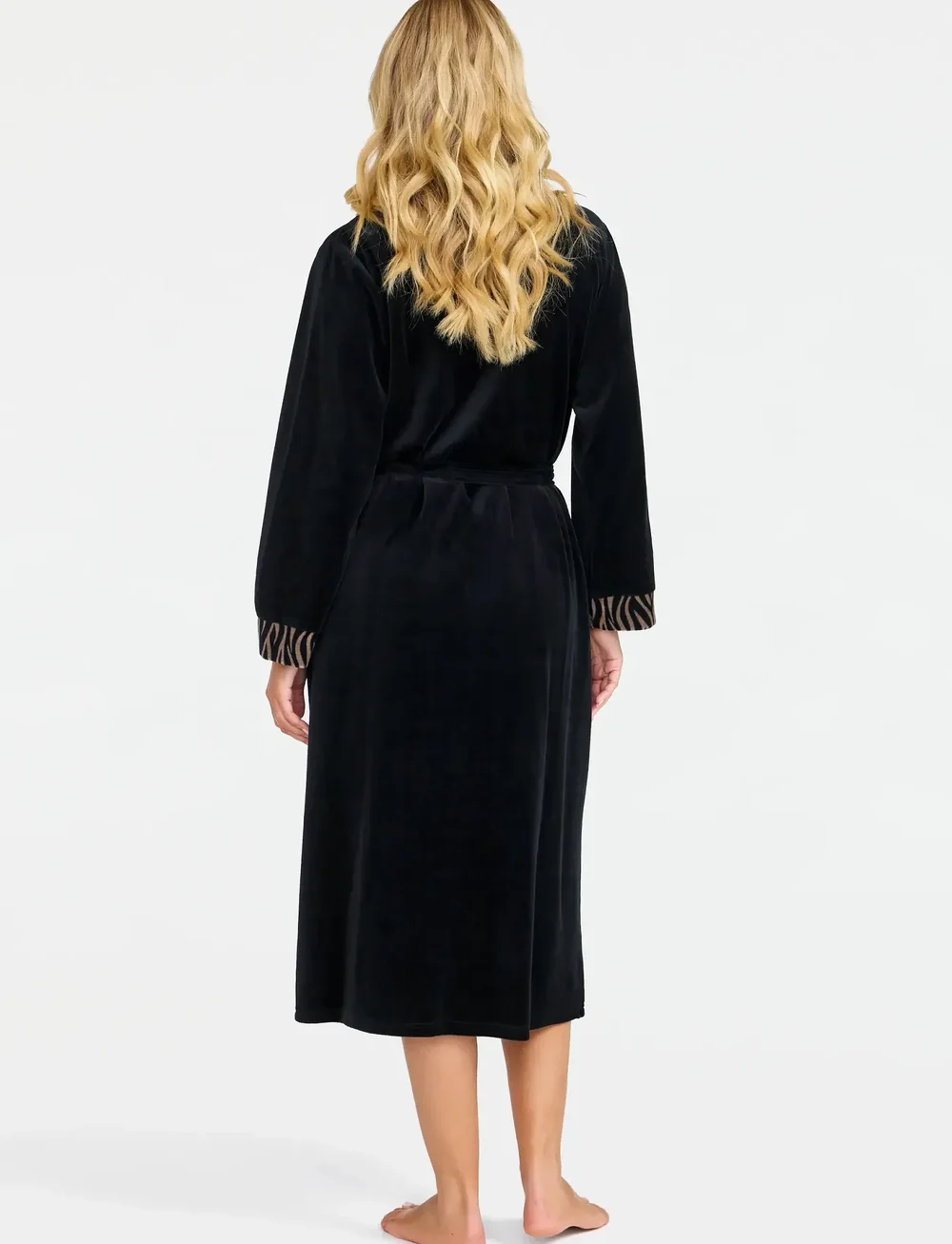 Damella of Sweden - Robe - bademäntel - black zebra - 3