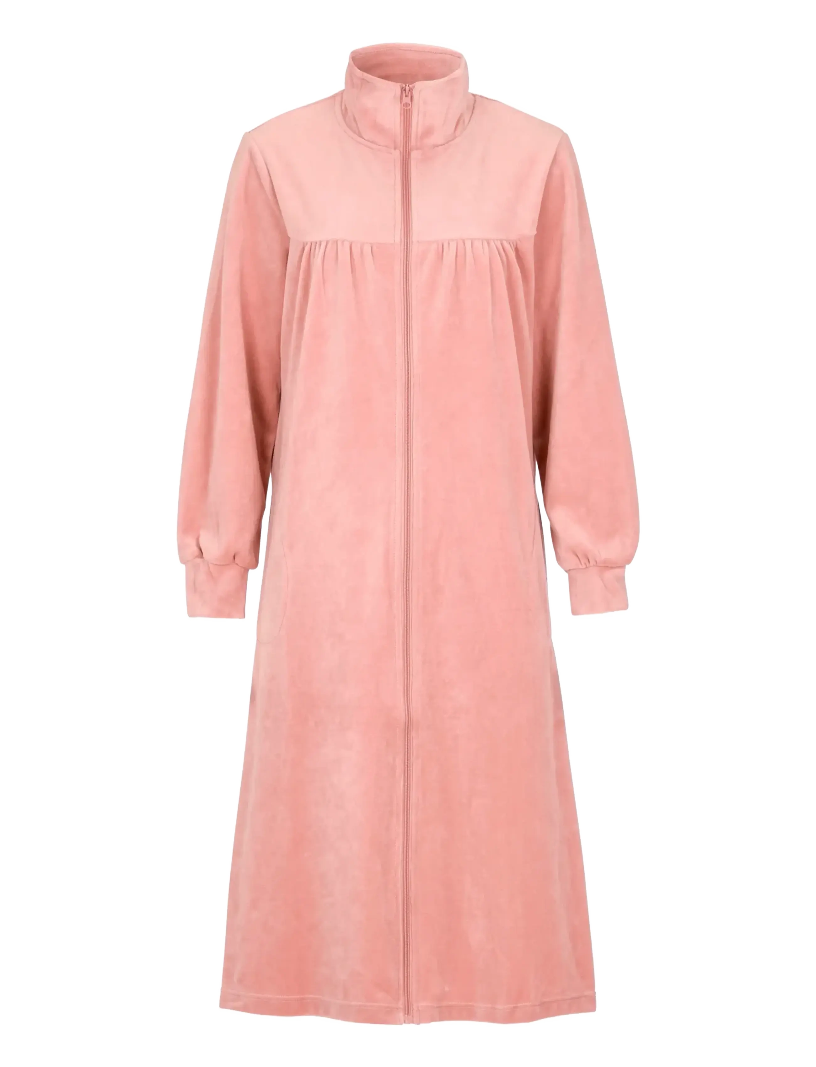 Damella of Sweden Velour Robe, M, Night & Loungewear, Rosa - Robes, Frauen
