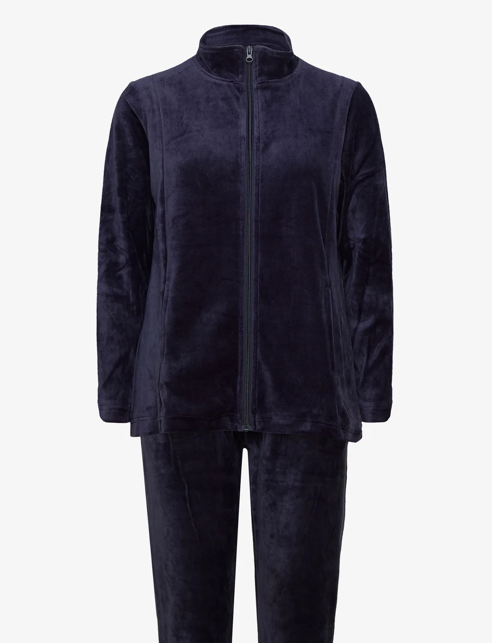 Damella of Sweden - Velour suit - tracksuits - navy - 1