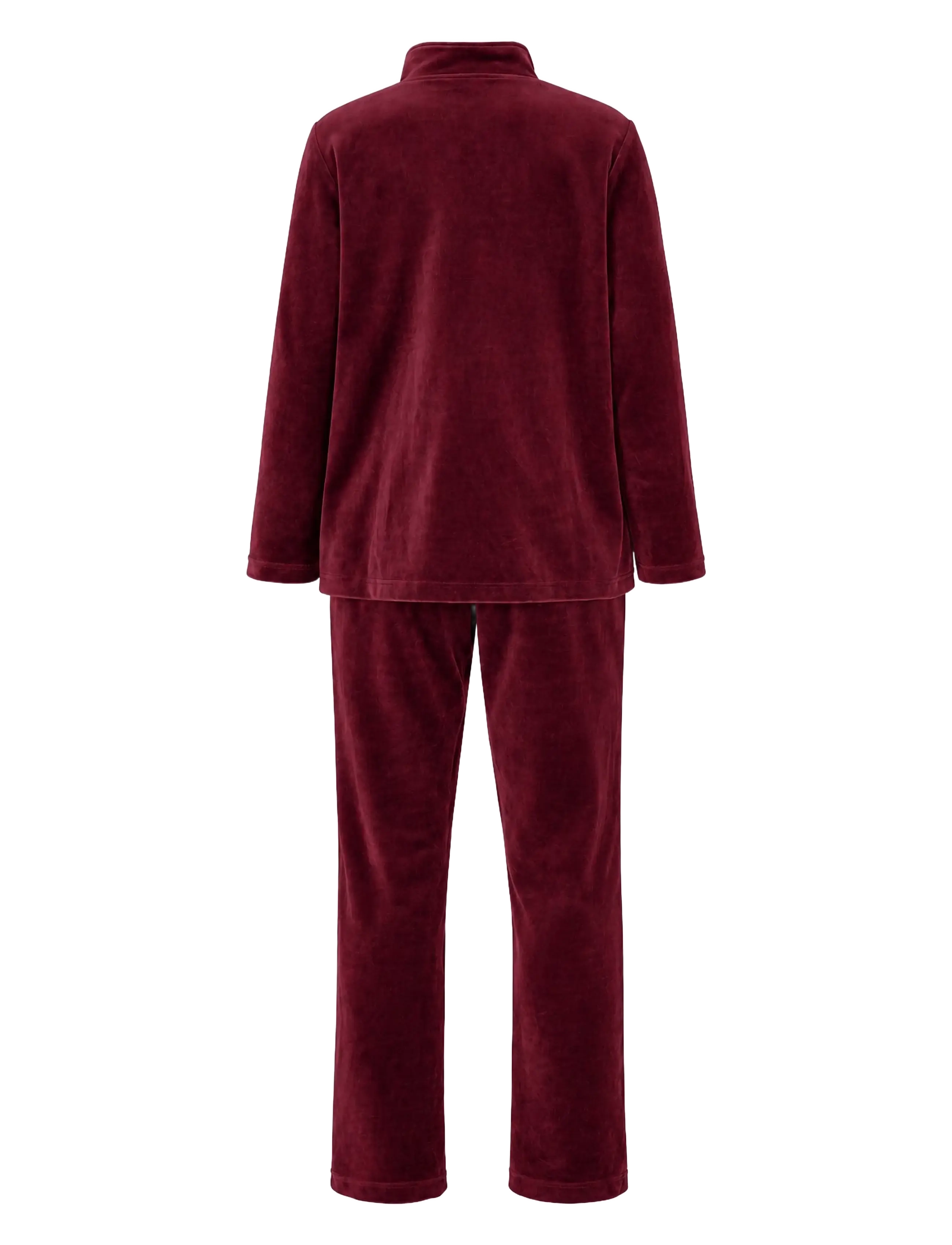 Damella of Sweden - Velour suit Marielle - autumn savings - ruby wine - 2
