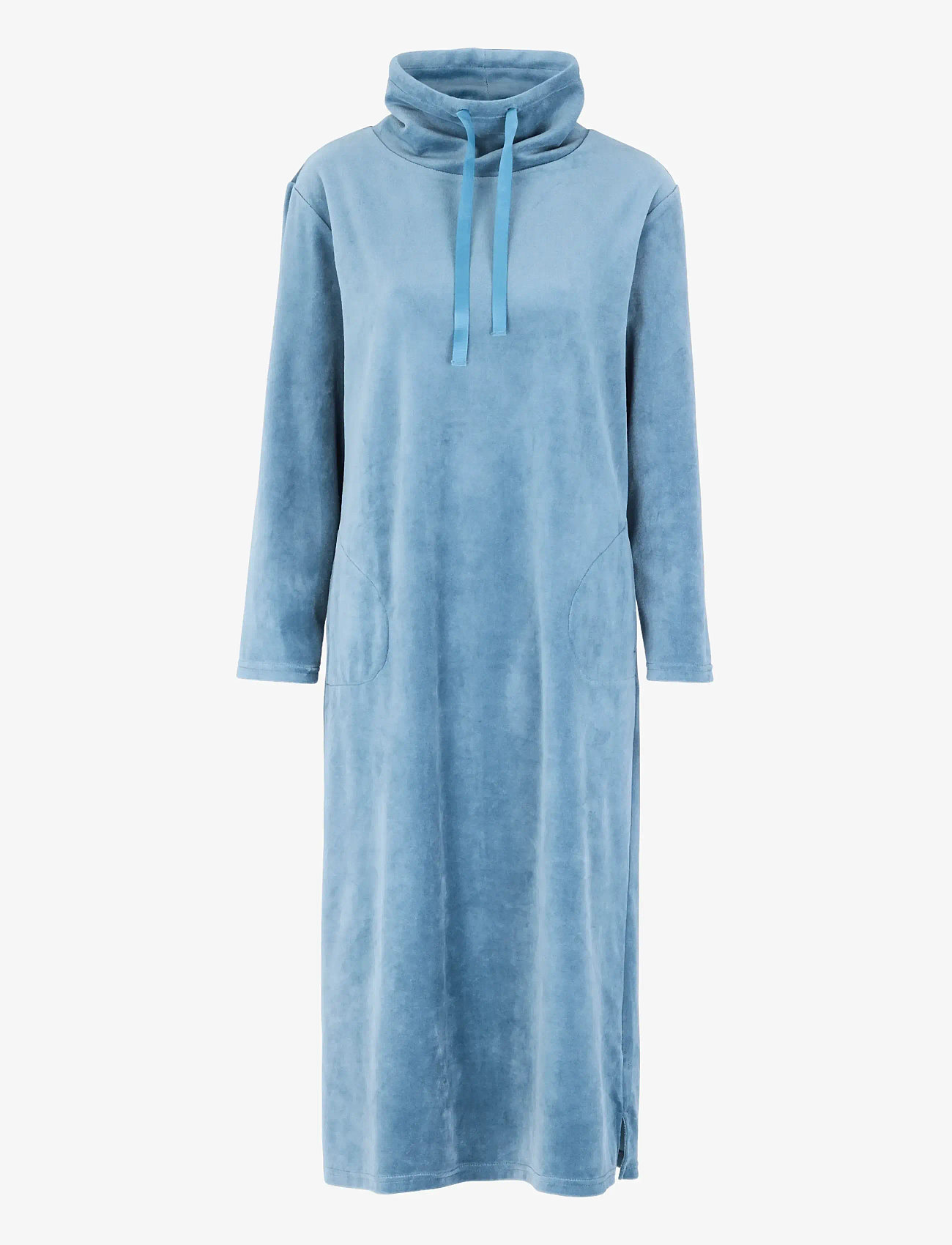 Damella of Sweden - Cozy Dress - natkjoler - blue - 0