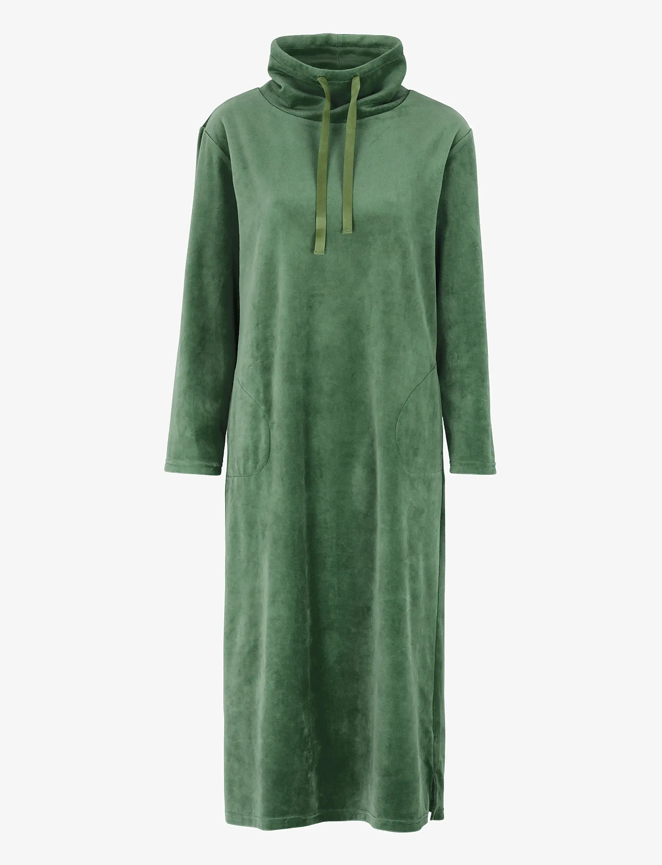 Damella of Sweden - Cozy Dress - natkjoler - forest green - 0