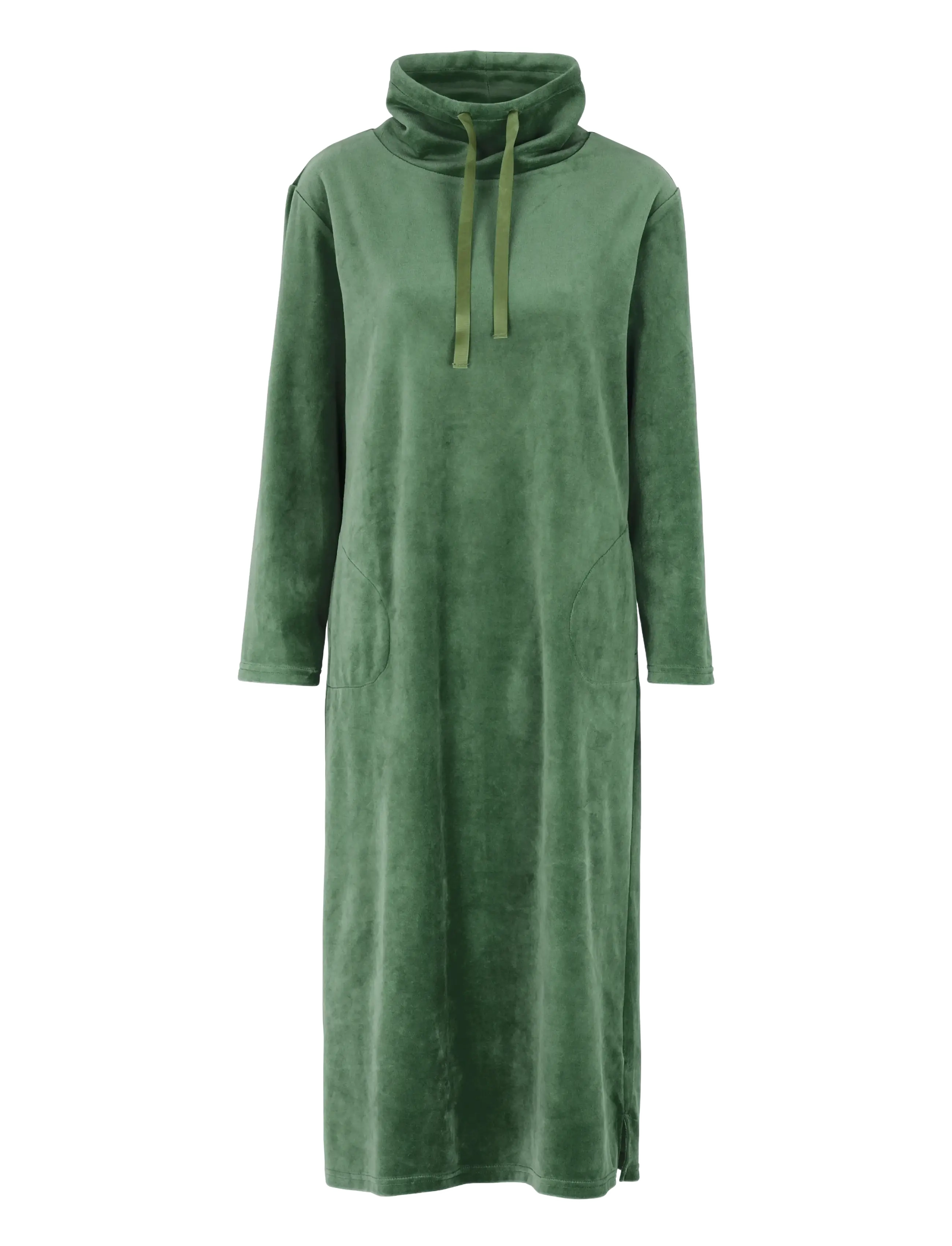 Damella of Sweden Cozy Dress - Nachtwäsche - FOREST GREEN / green