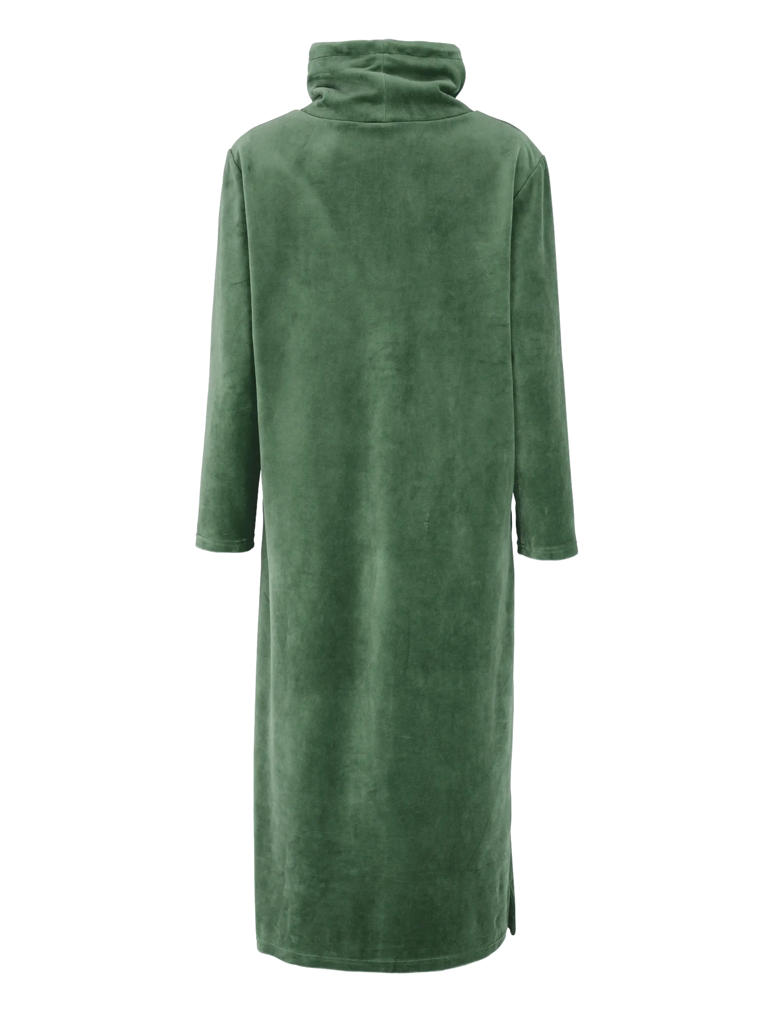 Damella of Sweden - Cozy Dress - natkjoler - forest green - 1