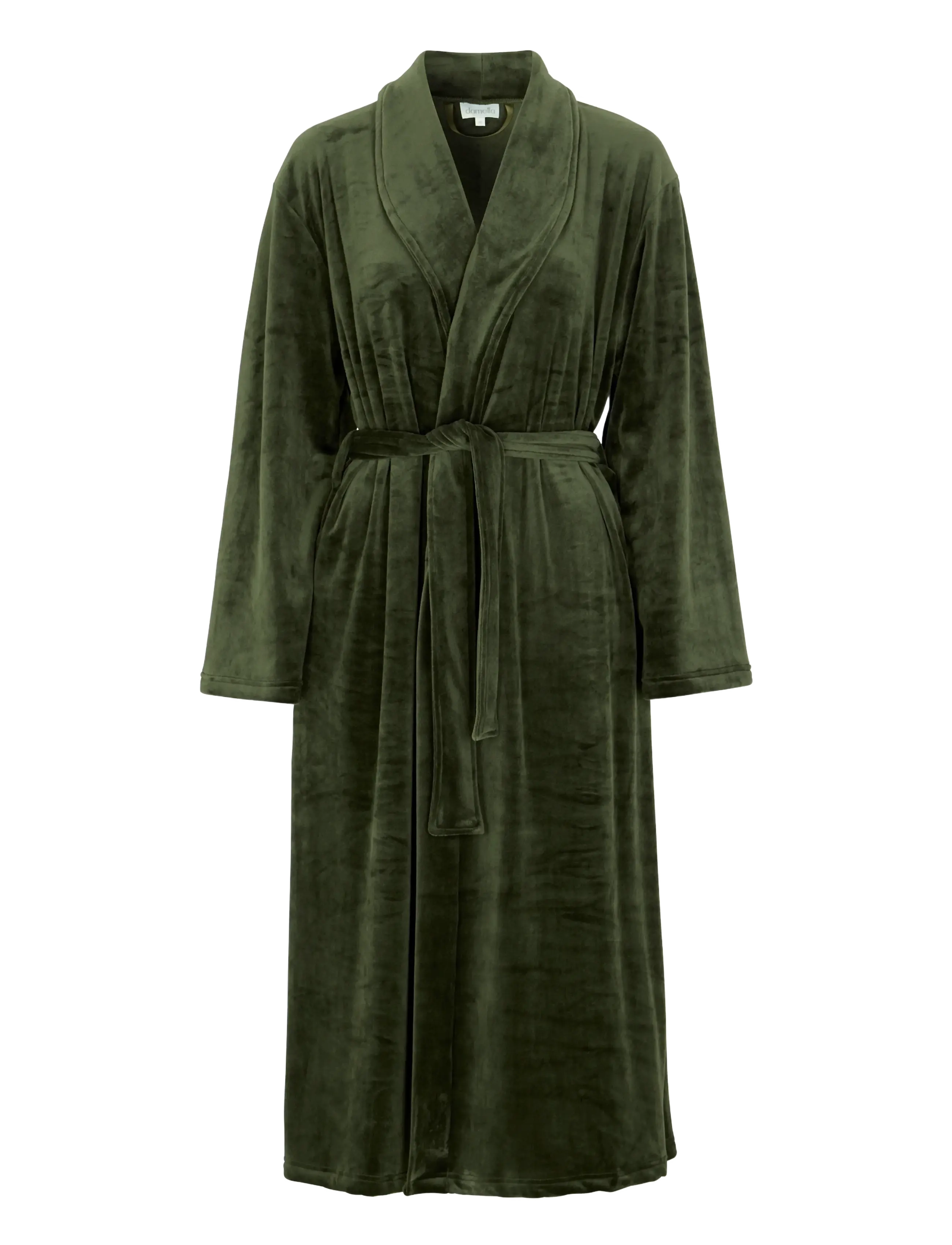 Damella of Sweden Robe - Morgonrockar - DARK OLIVE / green