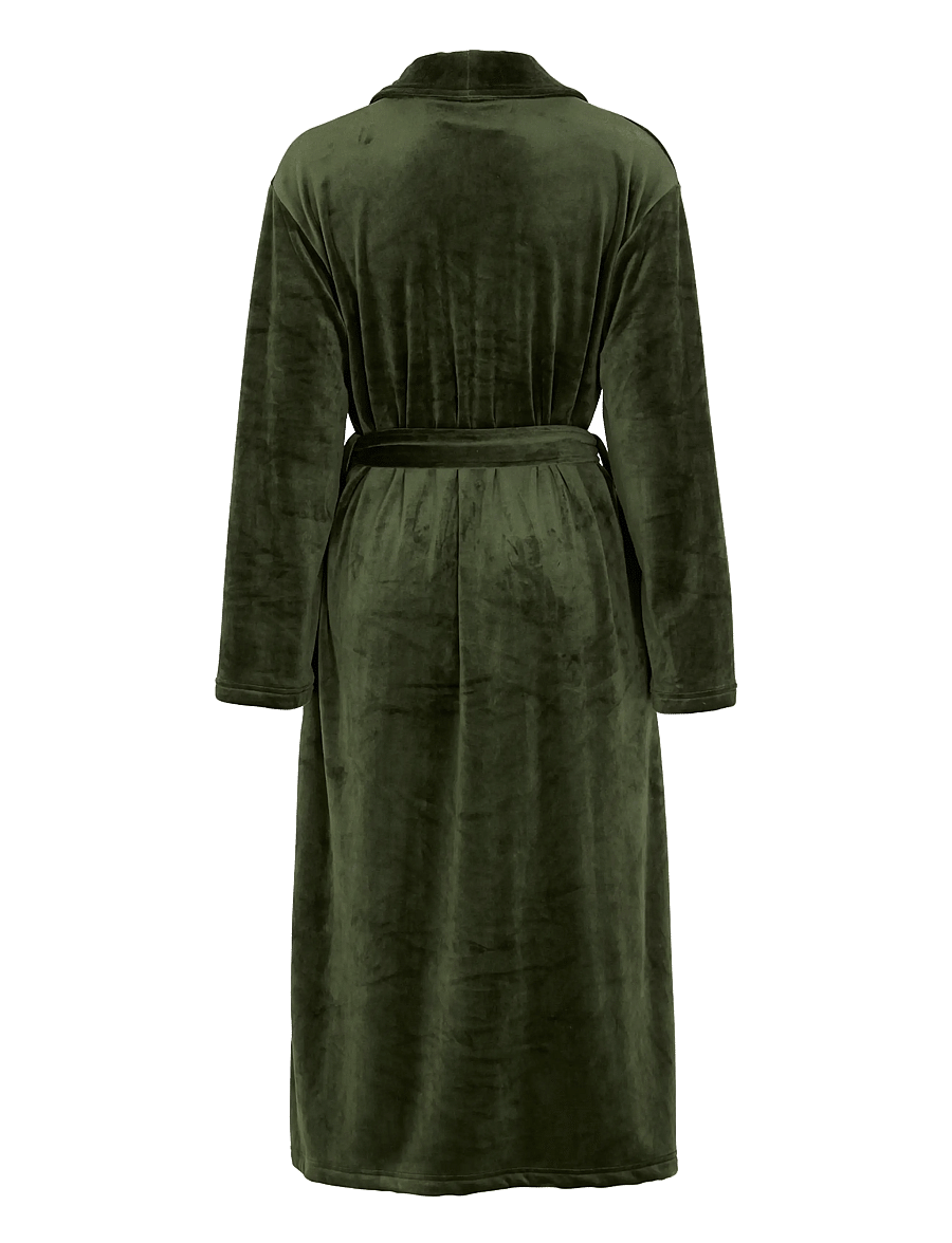 Damella of Sweden - Robe - morgenkåber - dark olive - 2
